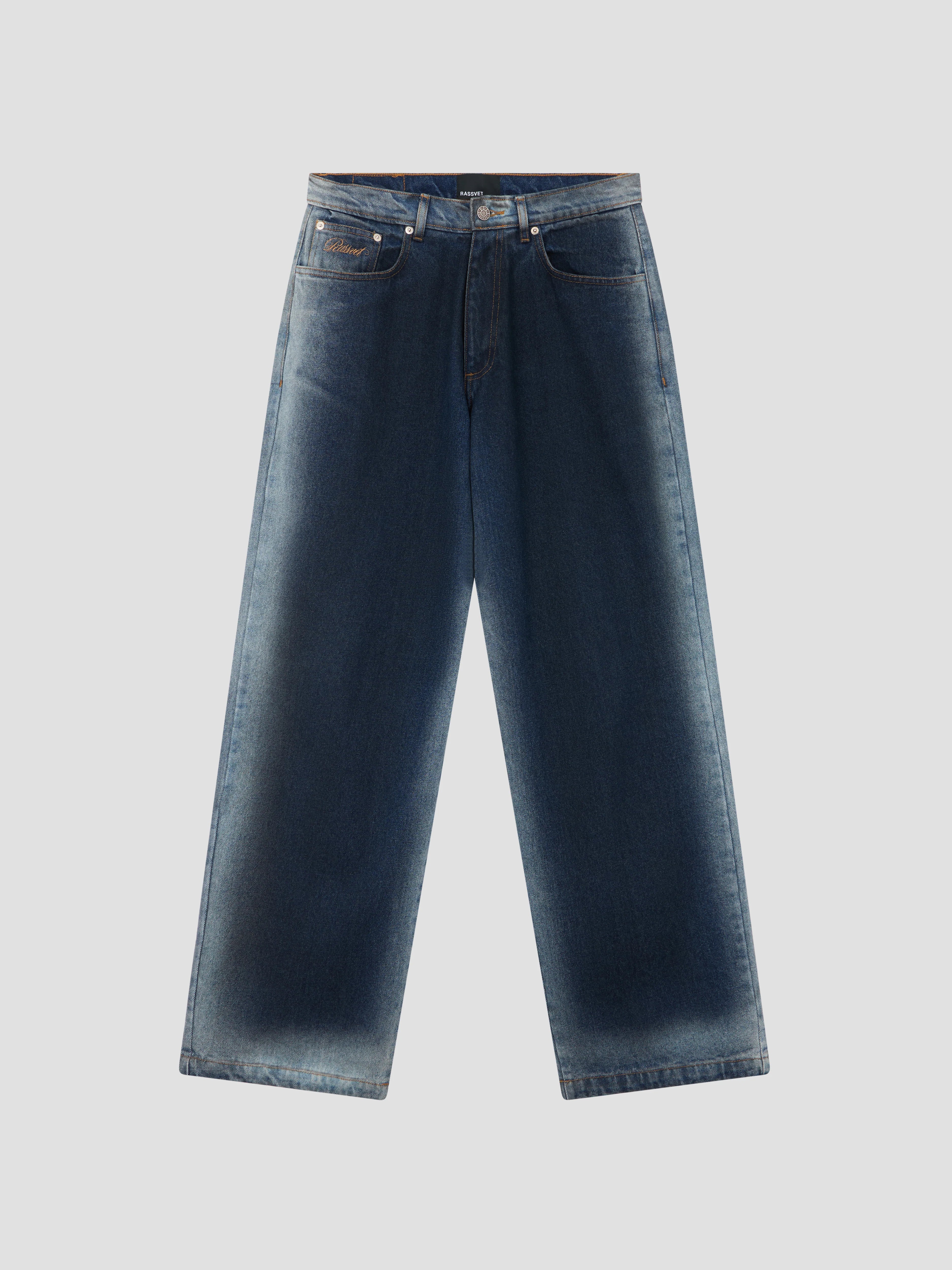 RASSVET の WASHED BAGGY JEAN DENIM PANT (PACC17P012)