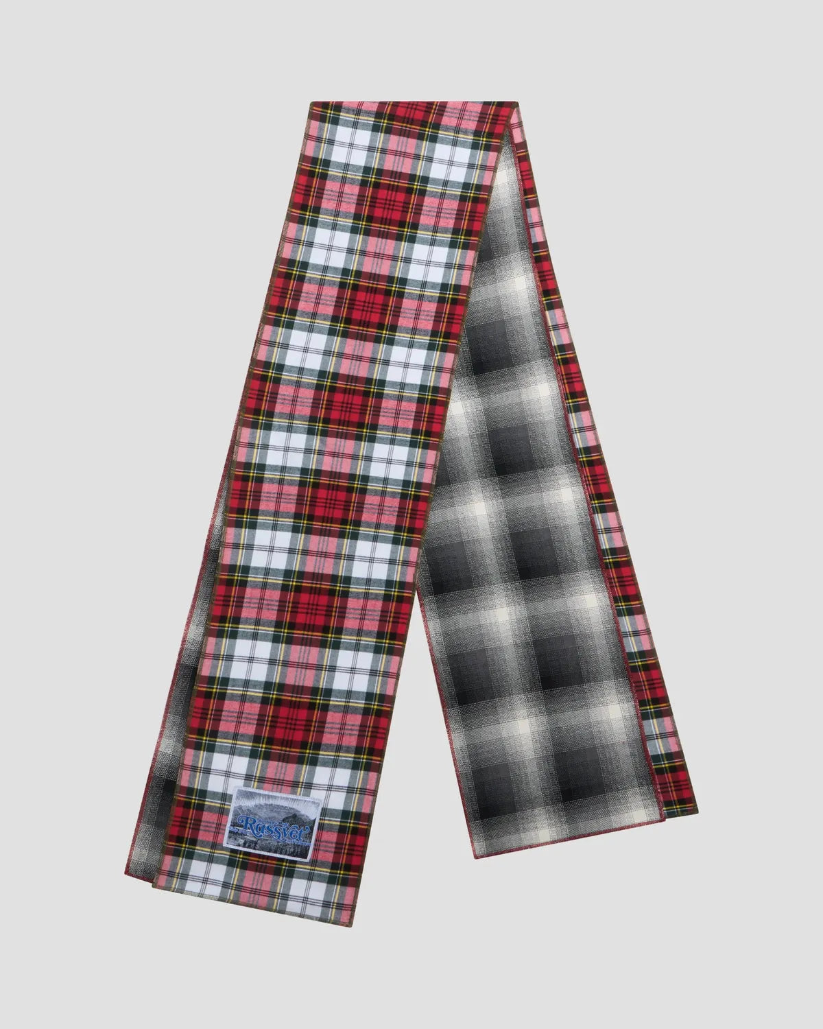 RASSVET の WOVEN DOUBLE SCARF - PLAID (PACC17K015)