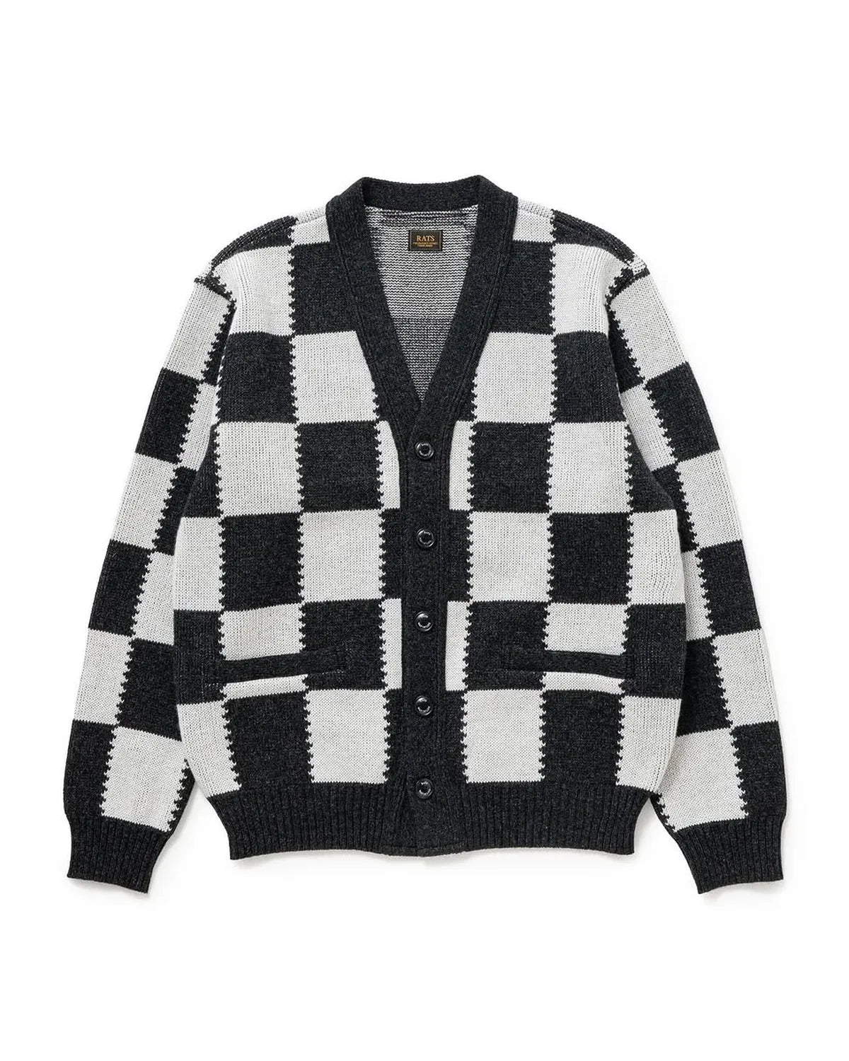 RATS の CHECKER CARDIGAN (25'RN-1108)