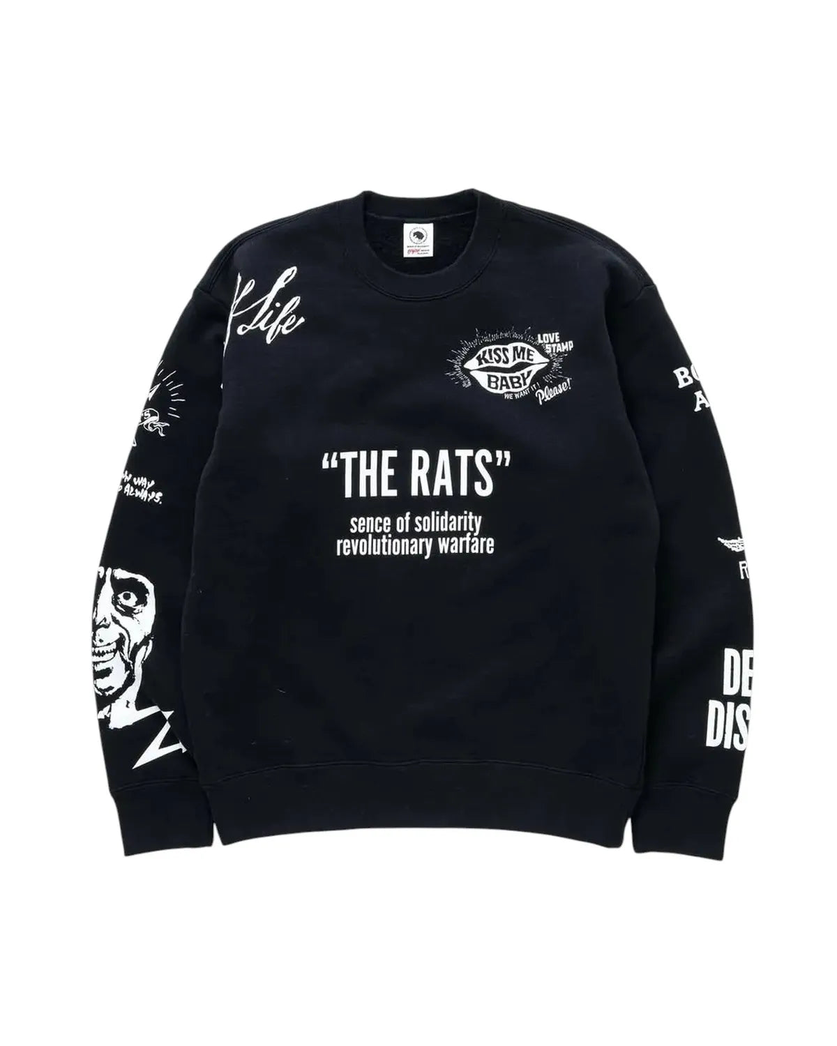 RATS の CRAZY CREW NECK SWEAT (25'RTC-0903)