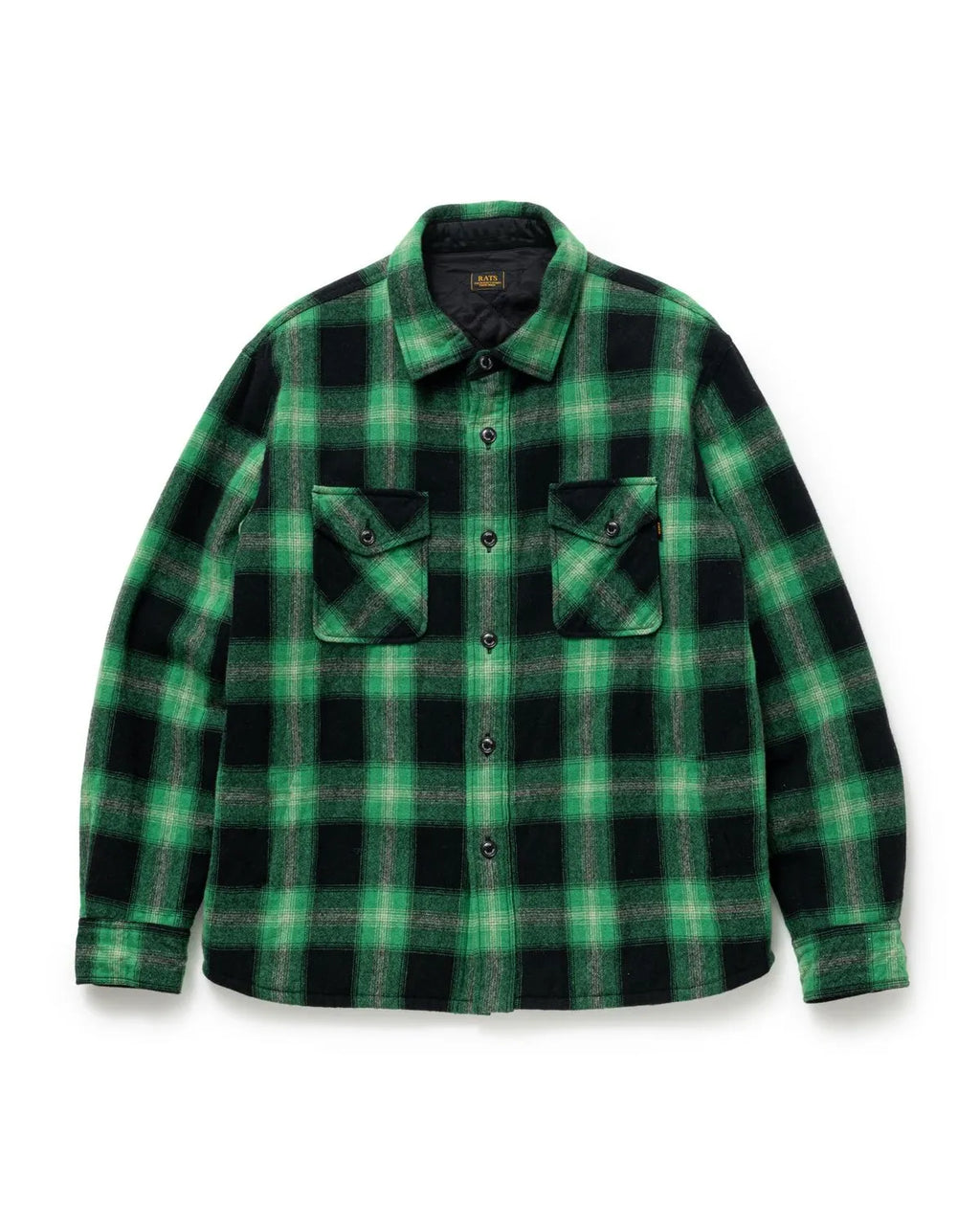RATS ラッツ シャツジャケット Lサイズ RATS_WOOL_CHECK_SHIRT_JKT_25_R