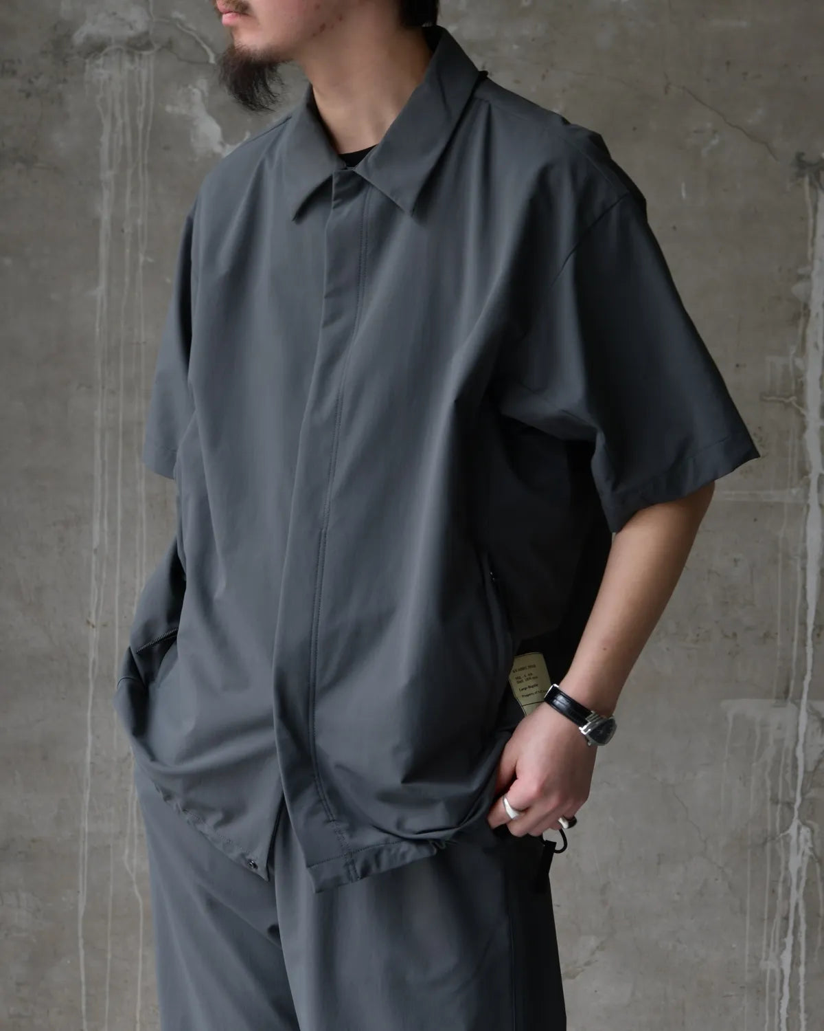 N.HOOLYWOOD TEST PRODUCT EXCHANGE SERVICE / DRAWSTRING SHIRT (9261-SH51-004)