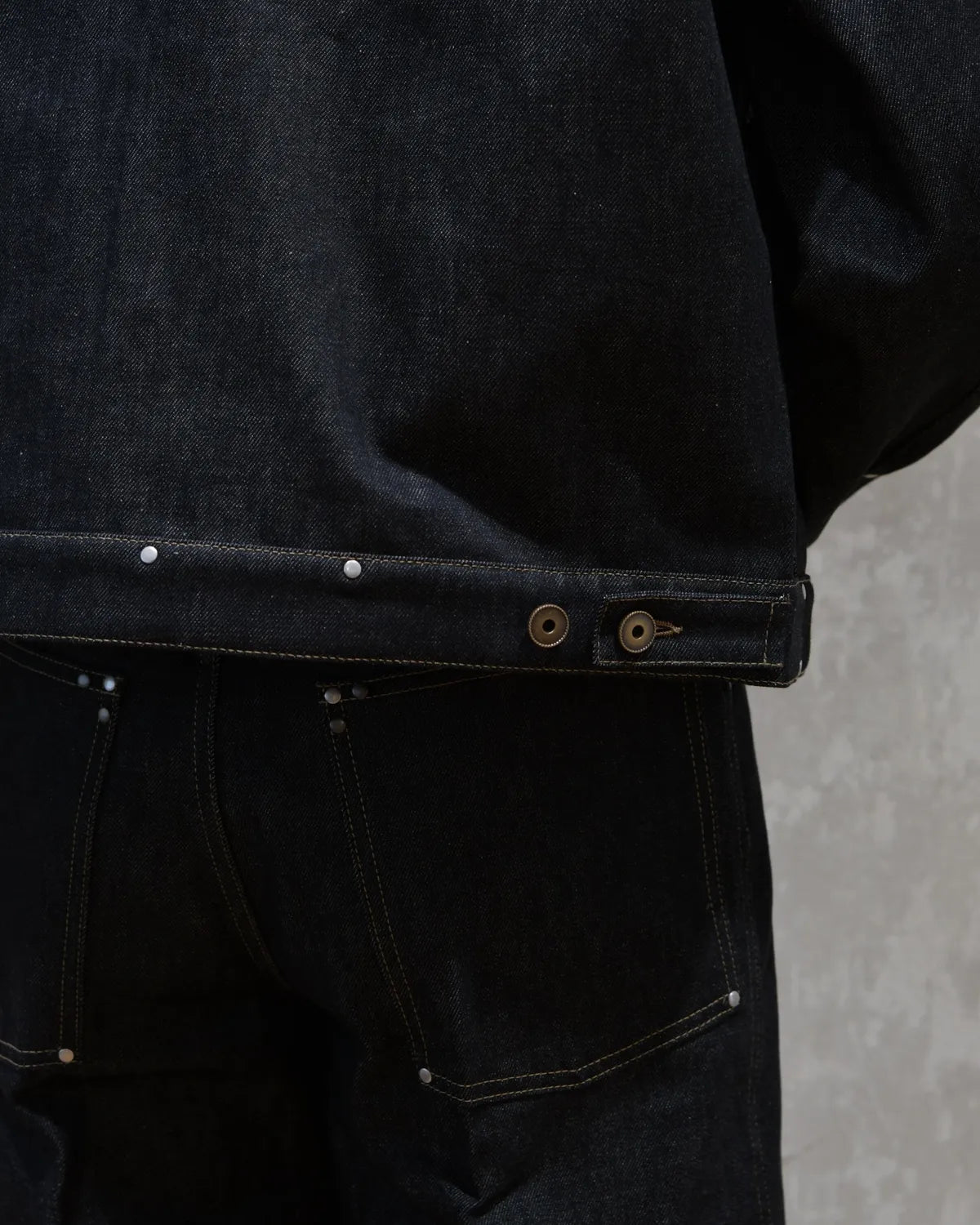 LEMAIRE / TRUCKER JACKET WITH STUDS (OW1234 LD1061)