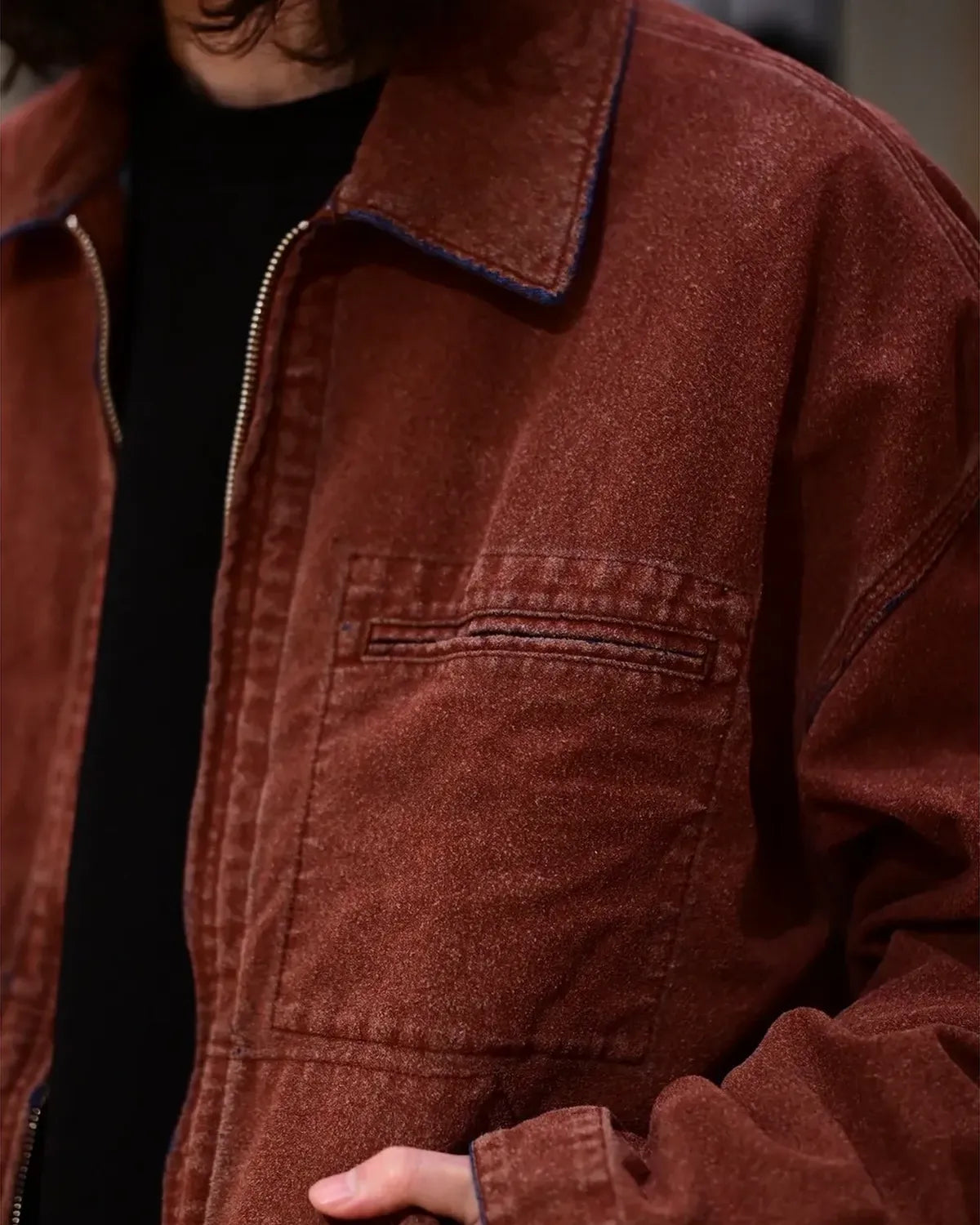 COOTIE PRODUCTIONS® / Grainy Denim Work Jacket (CTE-26S207)