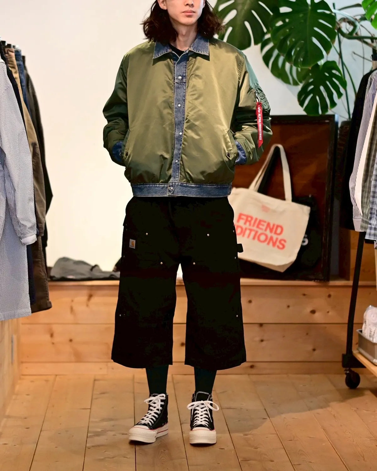 eYe JUNYA WATANABE MAN x alpha industries / MA-1 (WQ-J911-100)
