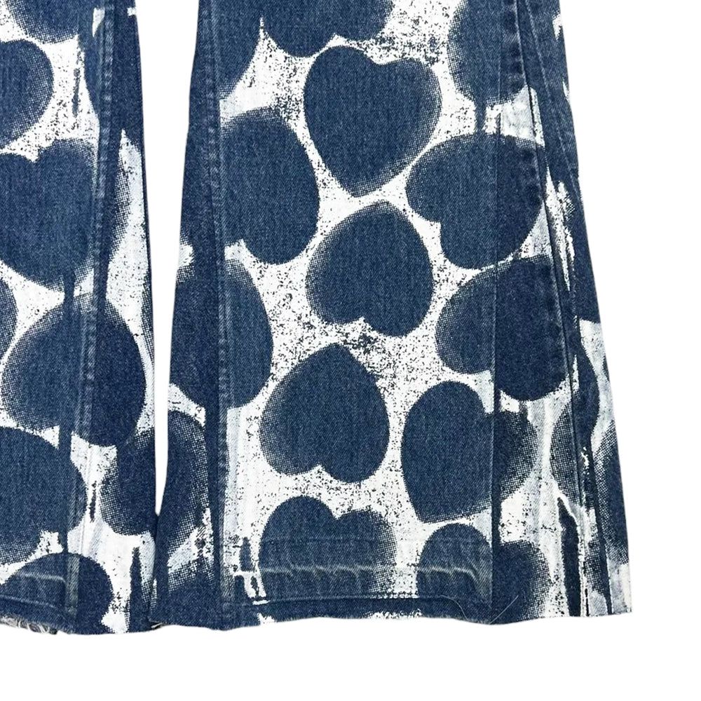 READYMADE / HEART PRINT DENIM (RM-P01-0000-066)