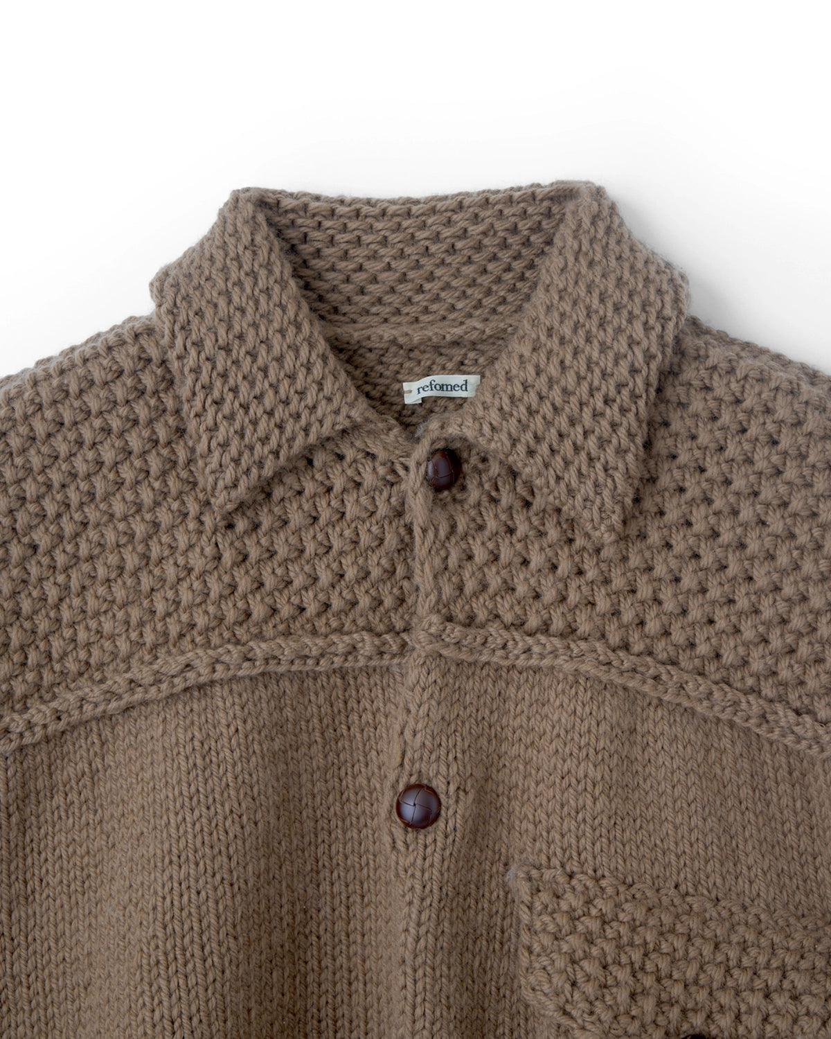 refomed / GRANNY KNIT VEST (REKN-012)