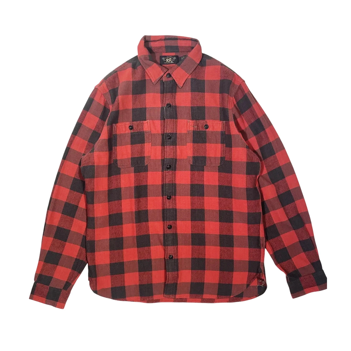 ニコ　RRL ダブルフェイス　チェックシャツ RRL（ダブル アール エル）の「チェック ダブルフェイスド ワーク