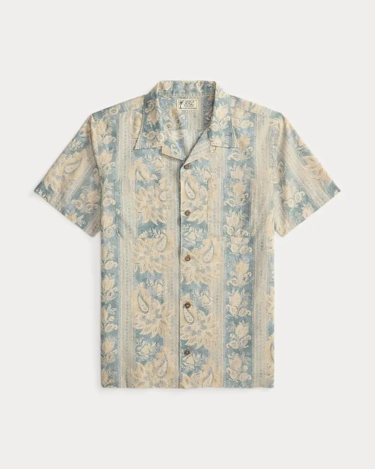 RRL の 2 PKT CAMP-SHORT SLEEVE-SPORT SHIRT (MNRRWOV1N820068)