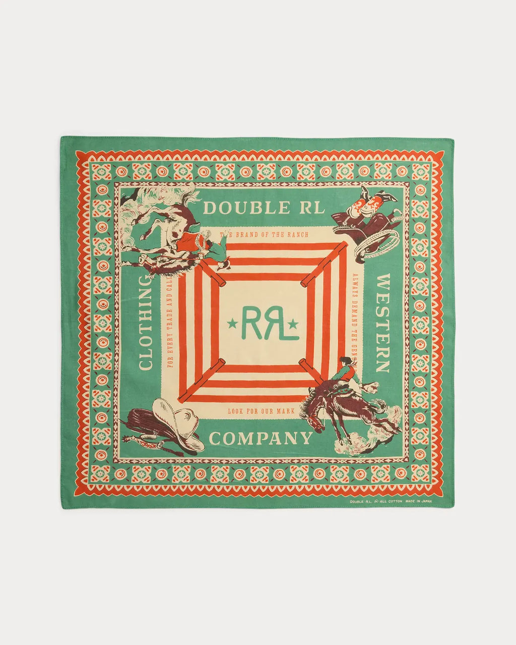 新品*RRL*ロゴ コットン バンダナ *　ダブルアールエル RRL - 新品*RRL*ロゴ コットン バンダナ * ダブルアールエルの通販 by