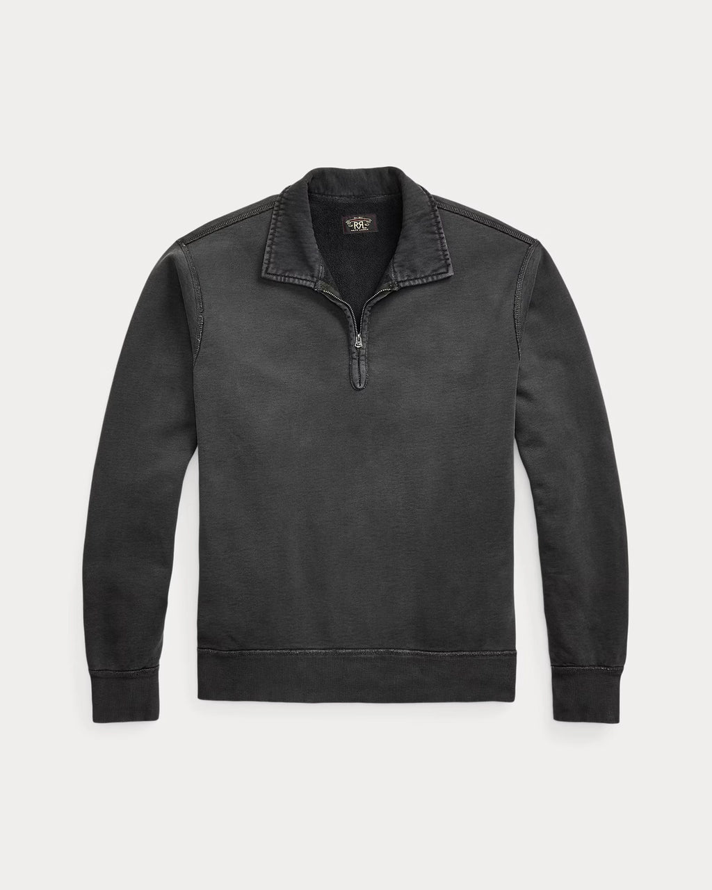 RRL (ダブルアールエル) フレンチ テリー クォータージップ プル