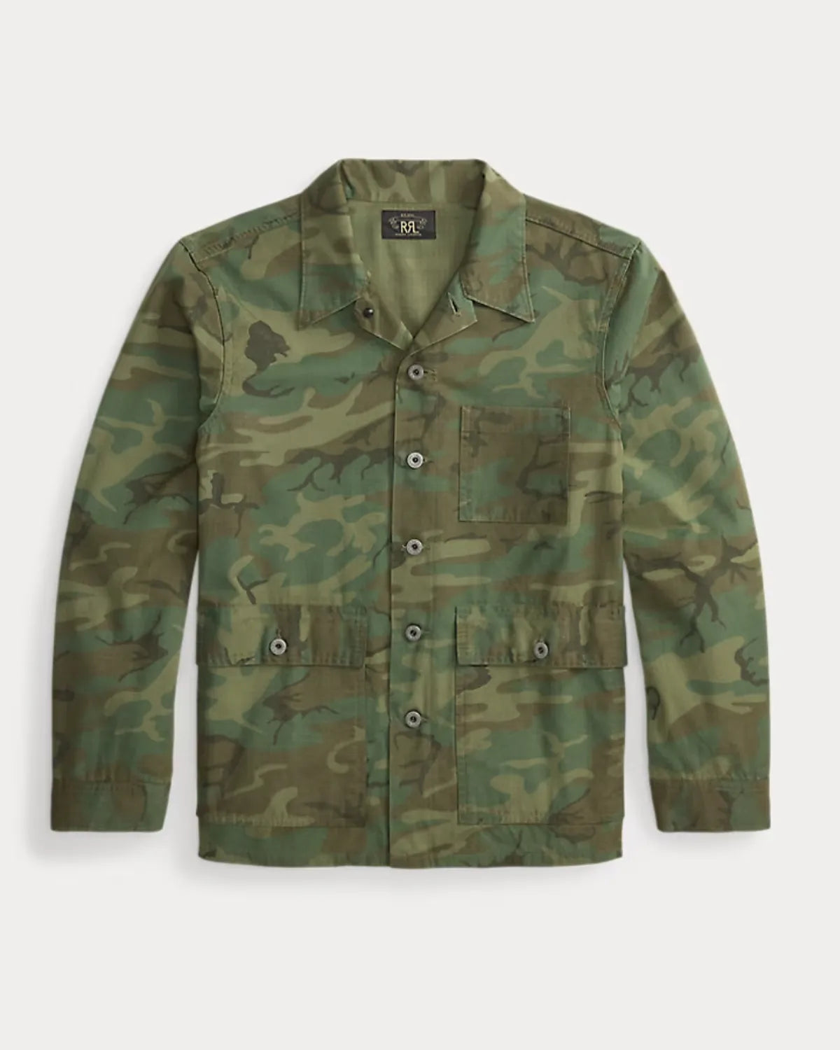 RRL の カモ リップストップ オーバーシャツ (MNRRWOV16820412)