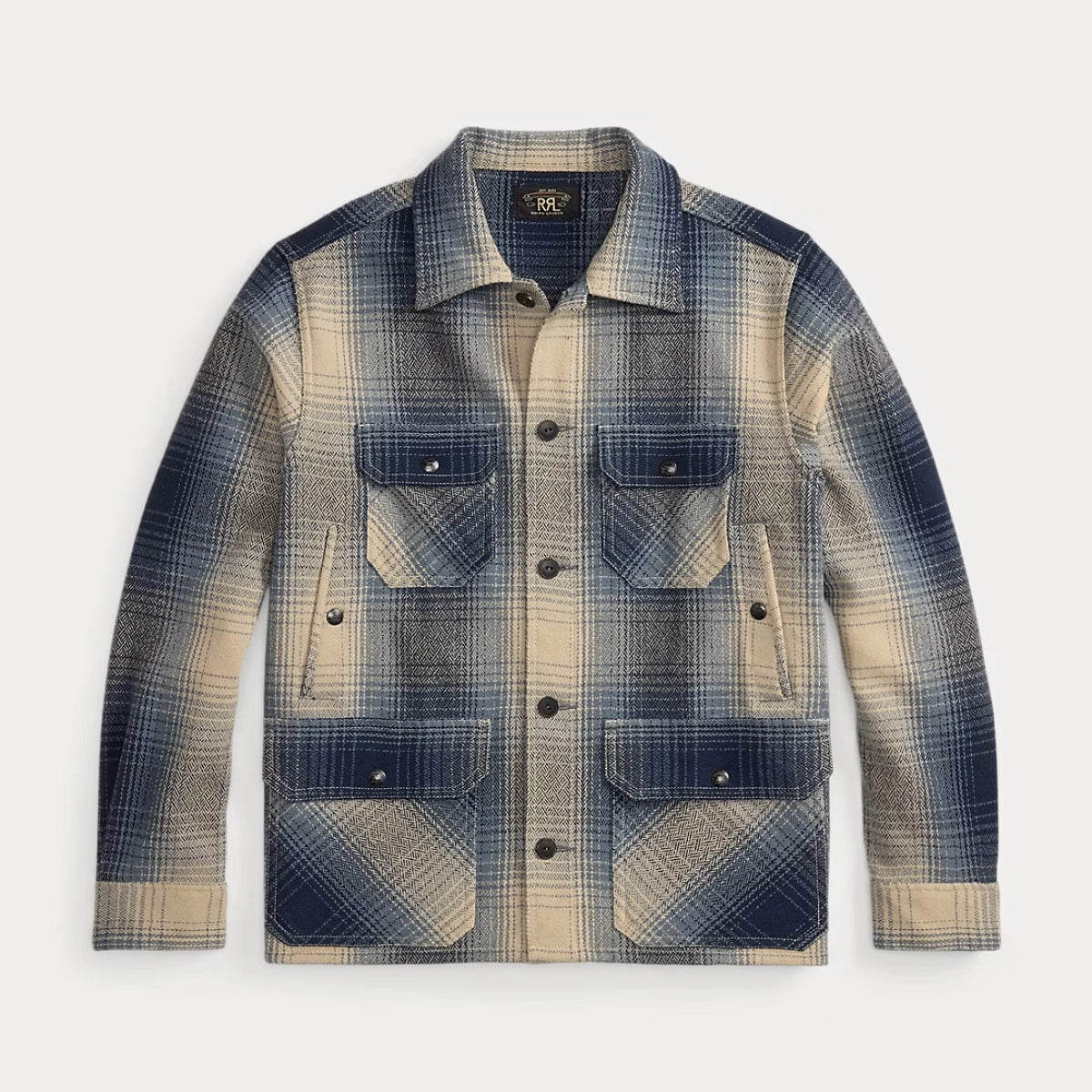 RRL (ダブルアールエル) / チェック ウール ツイル オーバーシャツ