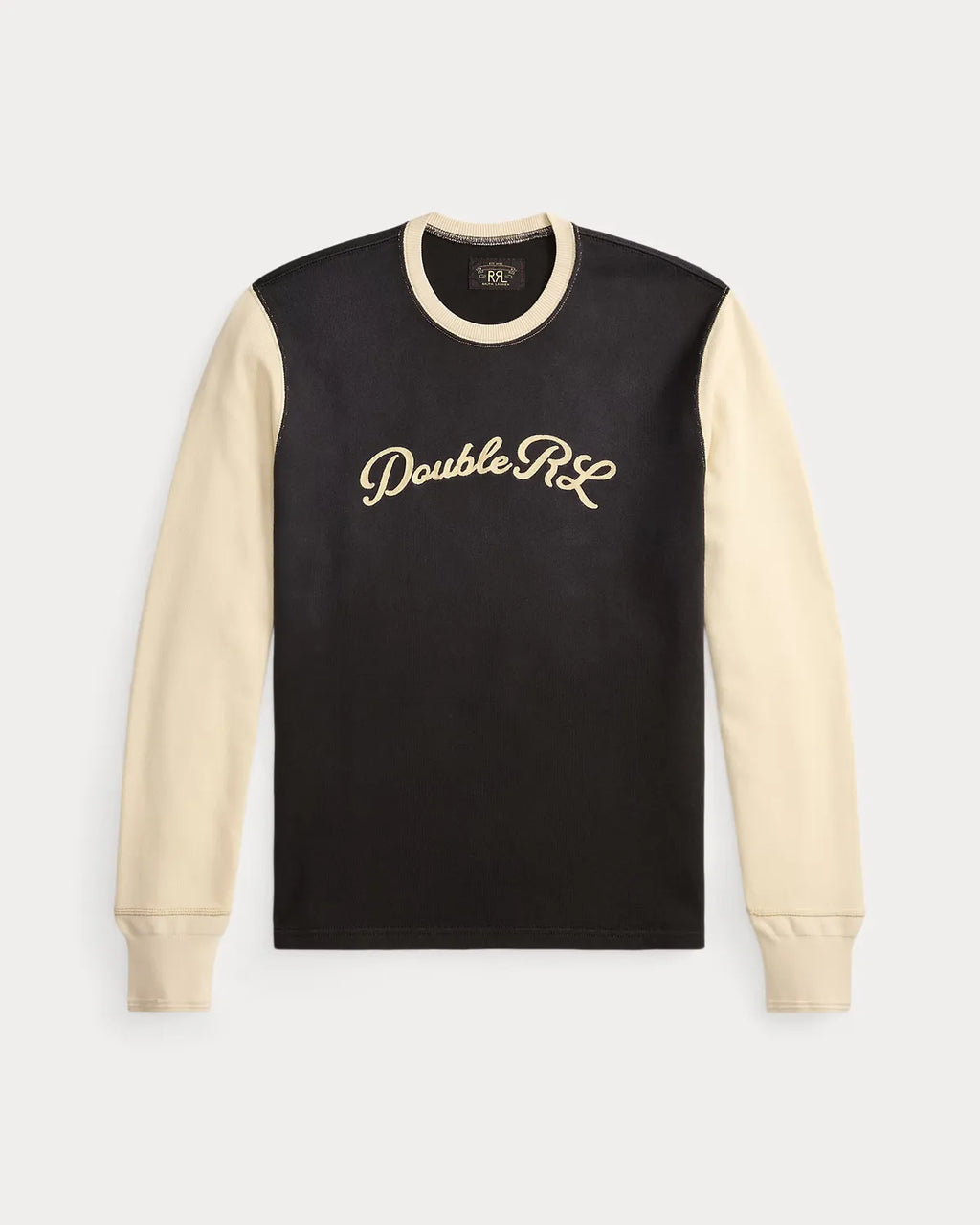 RRL ロゴ 長袖カットソー美品 RRL / ロゴ ツートーン ジャージー Tシャツ | 公式通販・JACK in the NET