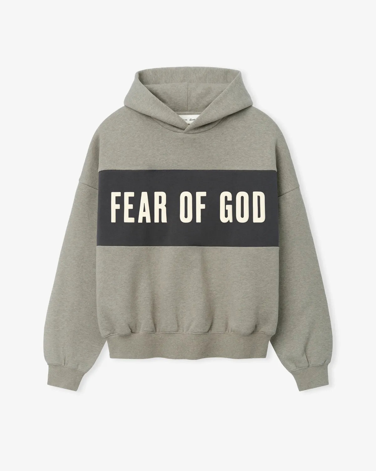 ESSENTIALS / Cropped Relaxed Panelled Hoodie (RW00283-0120)