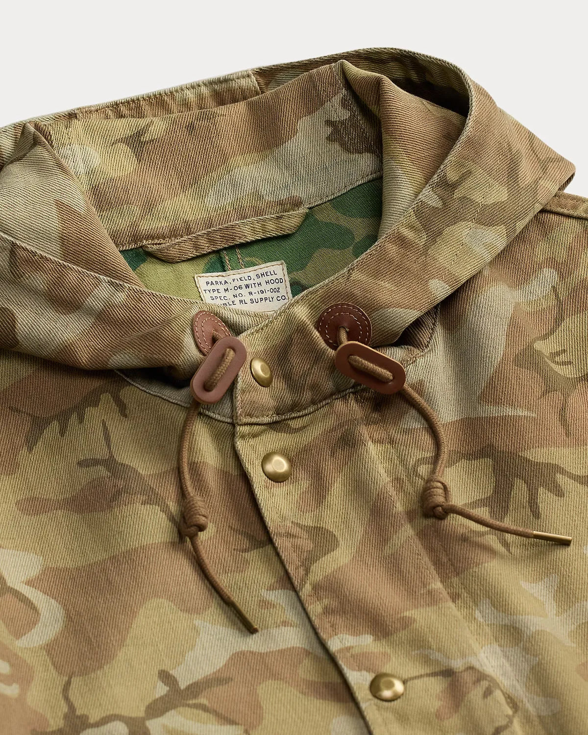 RRL / ダブルサイデッド カモ ツイル パーカー (MNRROTW12820167)