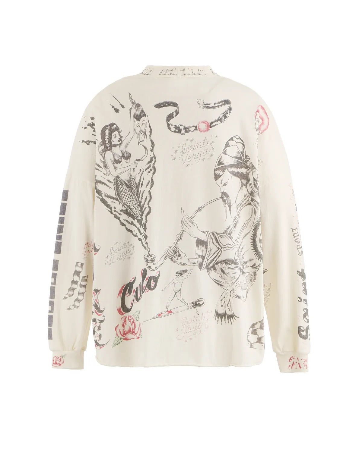©️SAINT Mxxxxxx × Alexis Ross / ALX_LS TEE / DRAWING (SM-HR1-0000-C30)