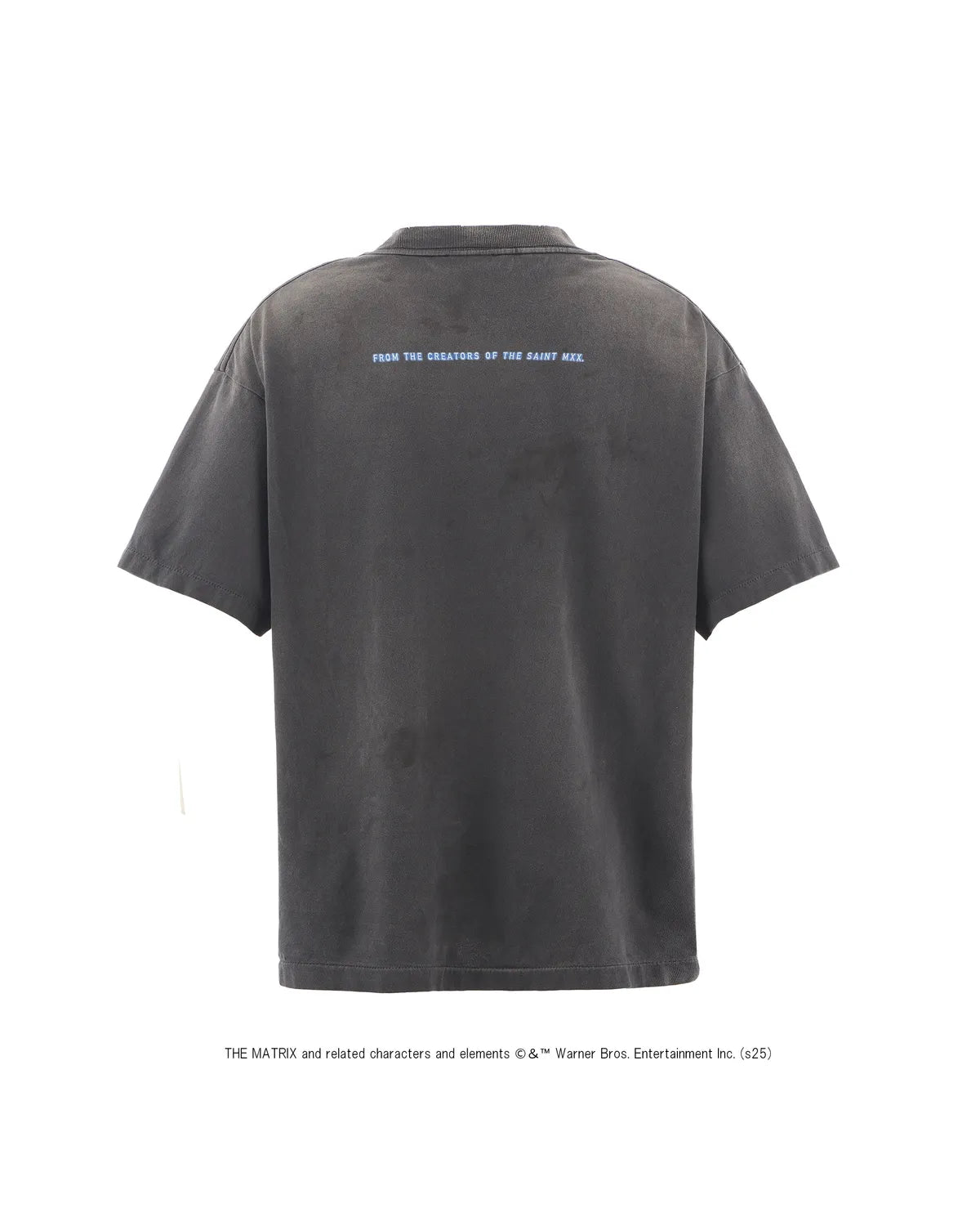 ©︎SAINT Mxxxxxx × The Matrix / MTRX_SS TEE_THE MATRIX WHITE LOGO (SM-HR1-0000-C41)