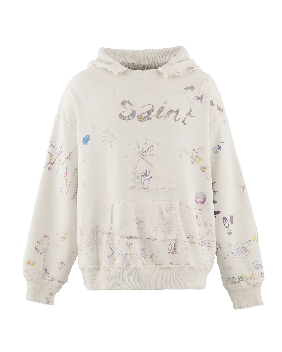 ©︎SAINT Mxxxxxx × Coco Star Sims / COCO_DOUBLE FACE HOODIE (SM-MK8-0000-C17)