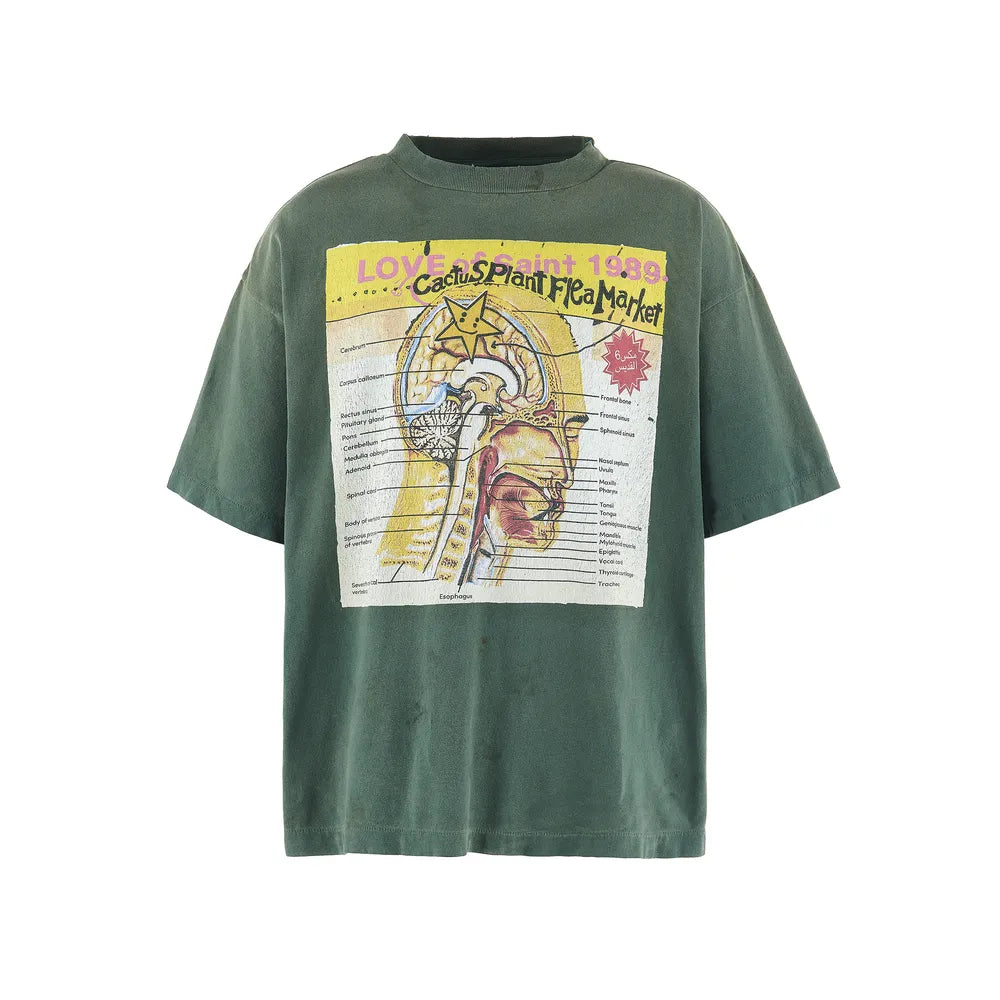 ©︎SAINT M×××××× × Cactus Plant Flea Market   CP_SS TEE/LOVE OF SNT (SM-YS1-0000-C04)