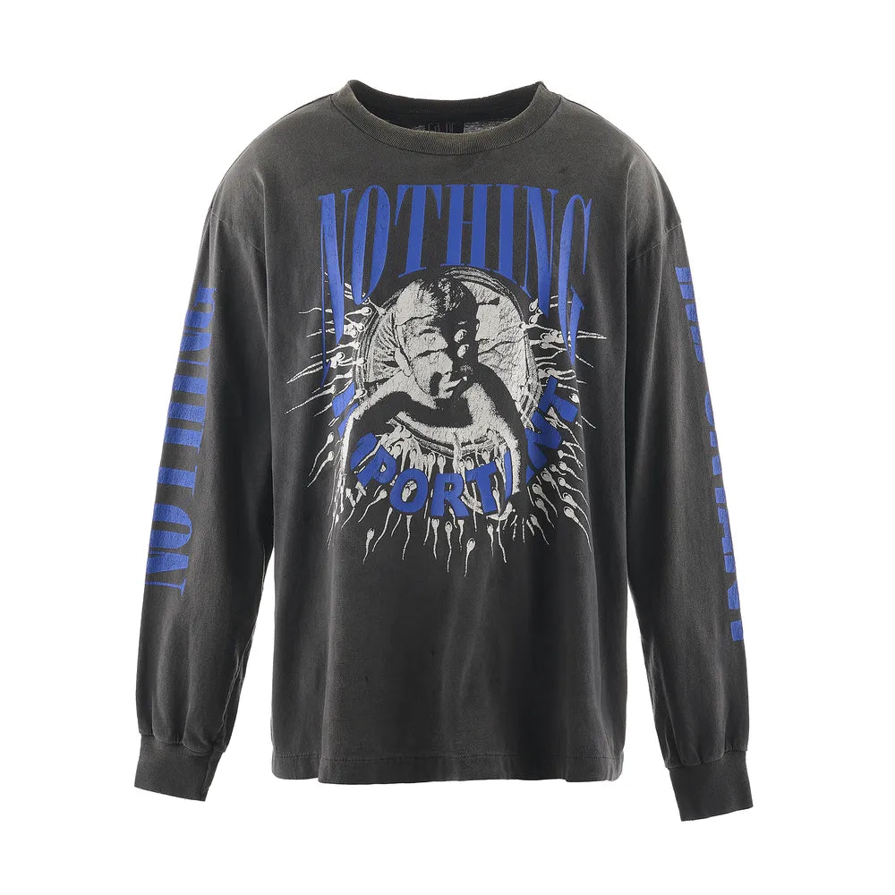 ©︎SAINT M×××××× × KOUSKE KAWAMURA KK_LS TEE/NOTHING IMP(SM-YS1-0000-C35)