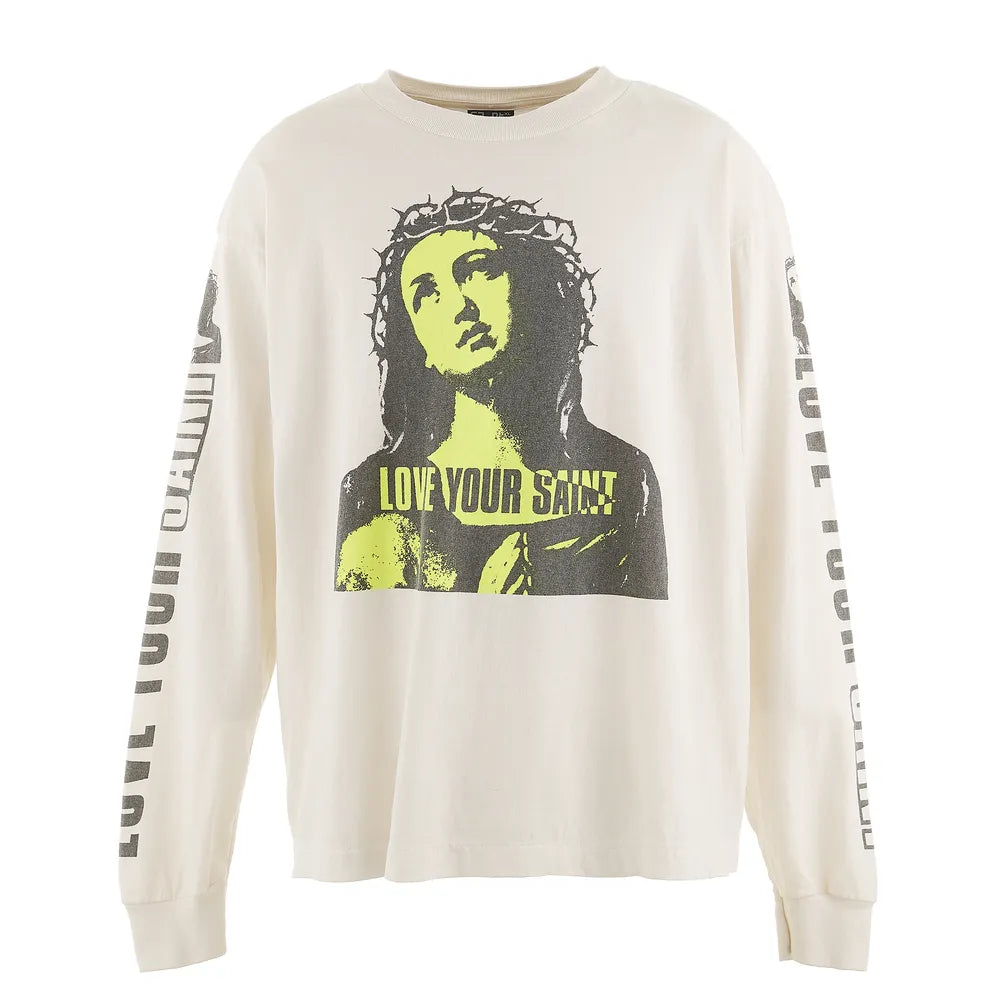 ©︎SAINT M×××××× の LS TEE - LOVE UR SAINT (SM-YS1-0000-017)
