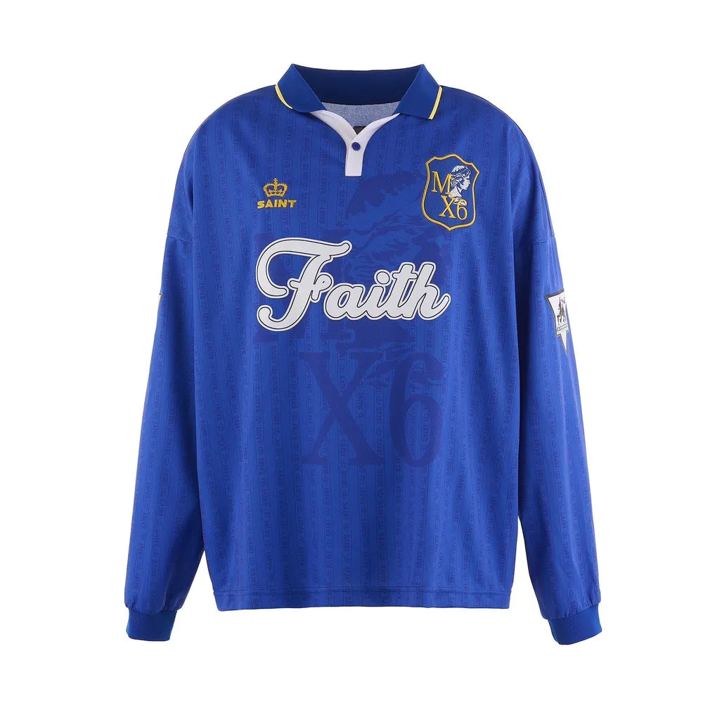 ©︎SAINT M××××××  SOCCER SHIRT/FAITH (SM-YS1-0000-020)