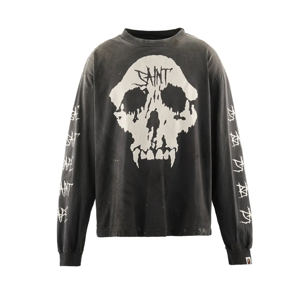 SAINT M×××××× / × A BATHING APE BAPE_LS T-SHIRT/SKULL |公式通販