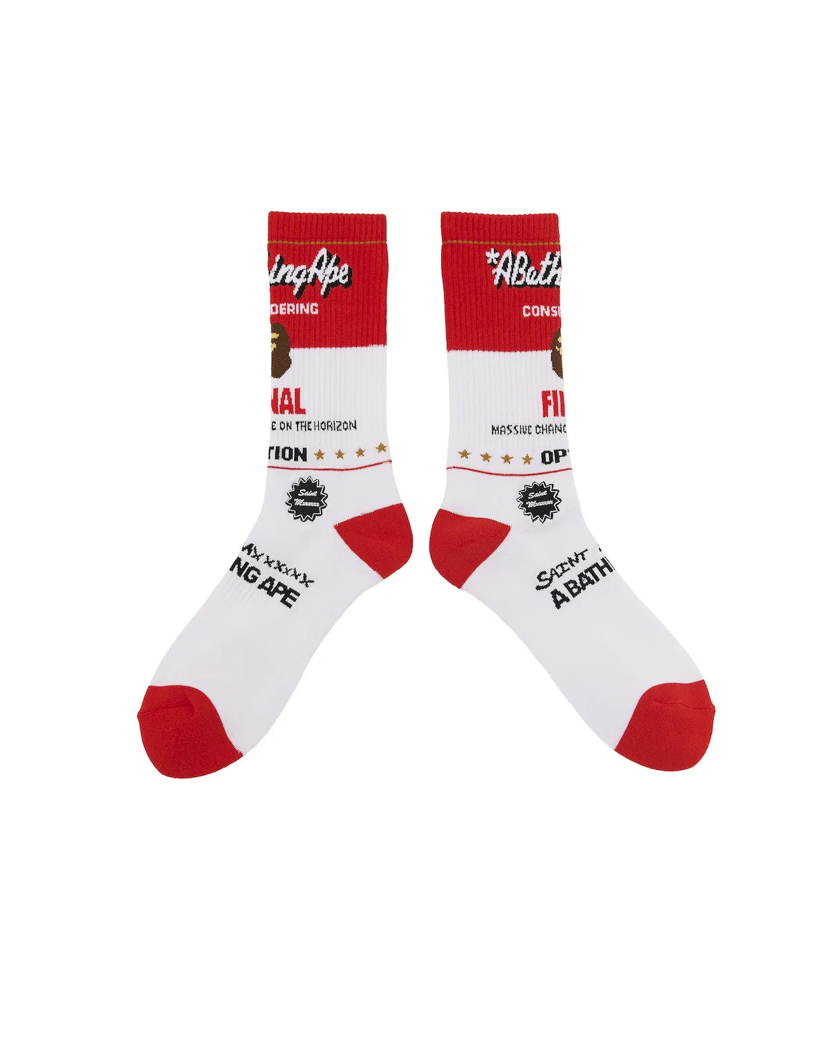 ©︎SAINT Mxxxxxx × A BATHING APE® の BAPE_SOCKS / FAINAL (SM-MK1-0000-C40)