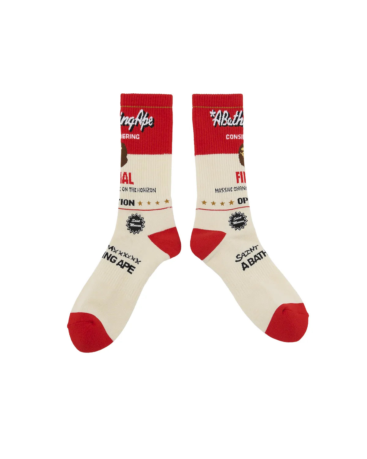©︎SAINT Mxxxxxx × A BATHING APE® の BAPE_SOCKS / FAINAL (SM-MK1-0000-C41)