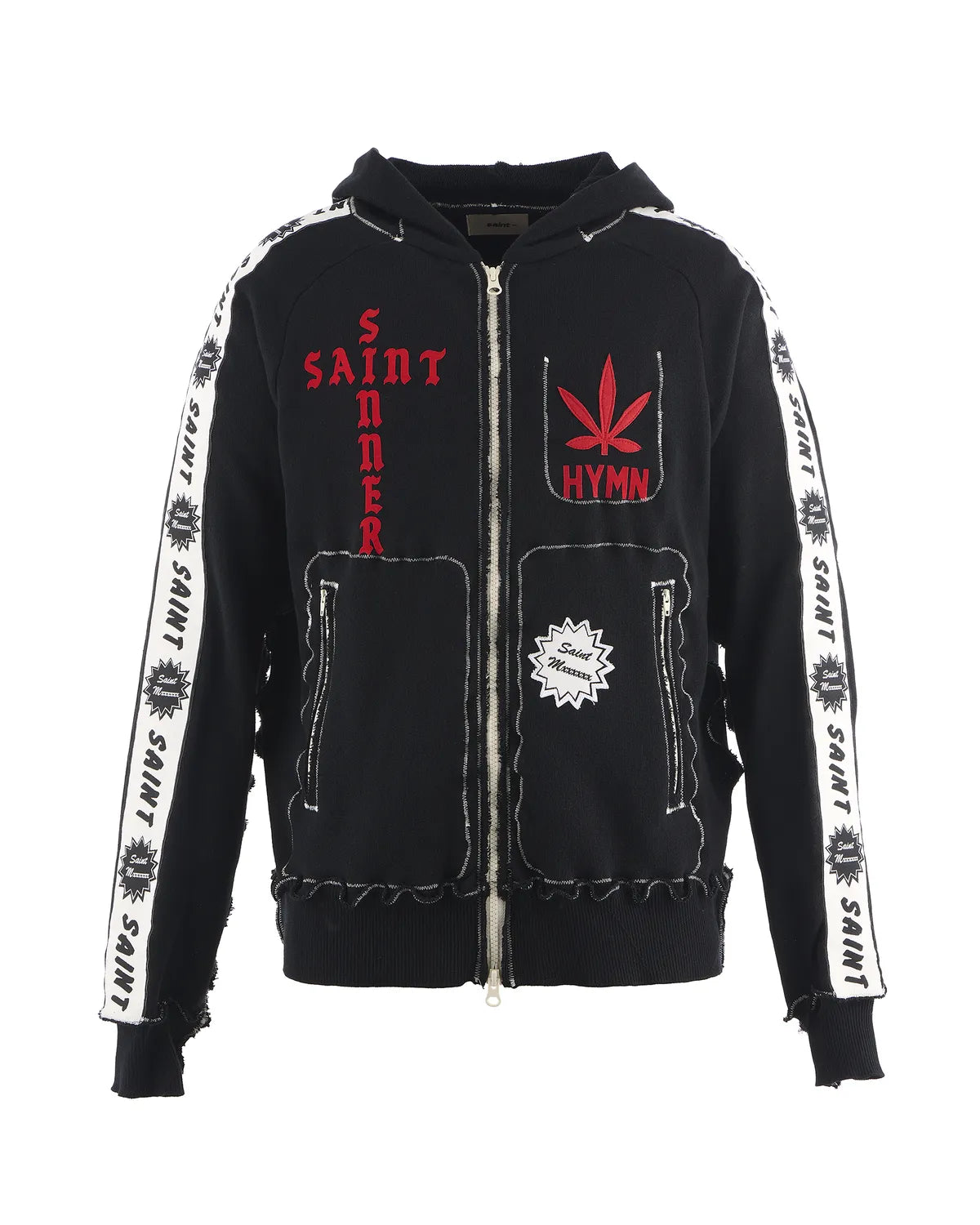 ©︎SAINT Mxxxxxx × A LOVE MOVEMENT の ALM_ZIP HOODIE (SM-HR1-0000-C68)