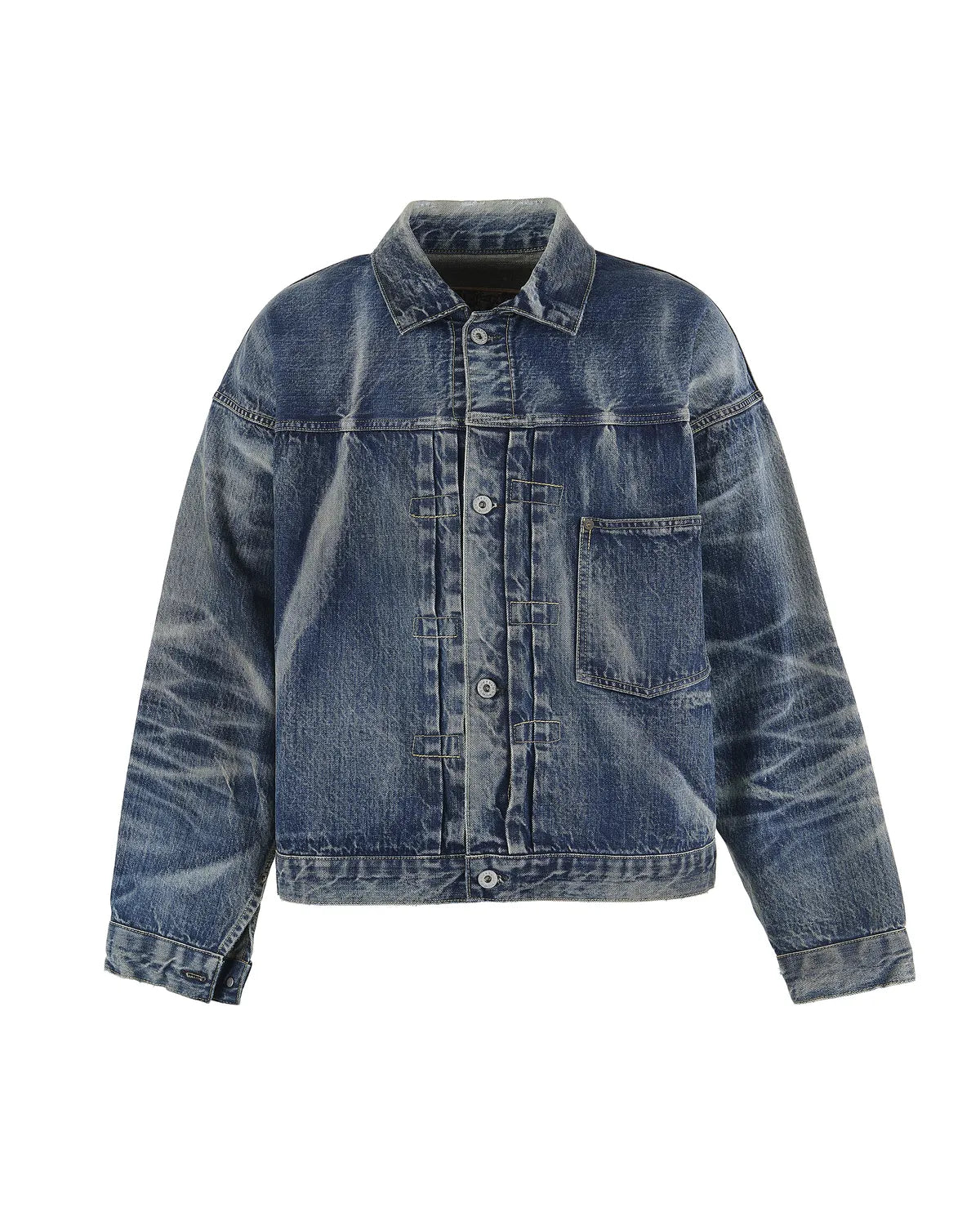 ©︎SAINT Mxxxxxx × BerBerJin の BJ_DENIM JACKET - DAMAGE (SM-HR8-0000-C39)