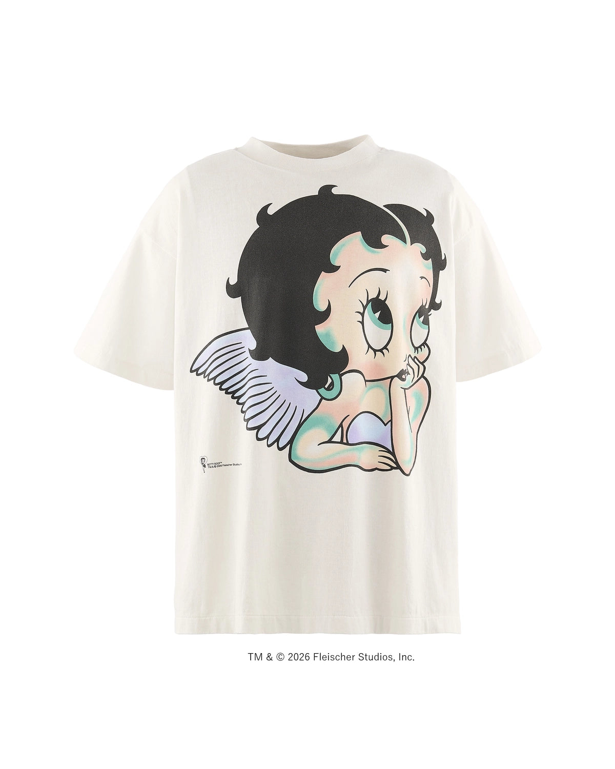SAINT Mxxxxxx × Betty Boop の BTY_SS T-SHIRT / ANGEL (SM-MK1-0000-C11)