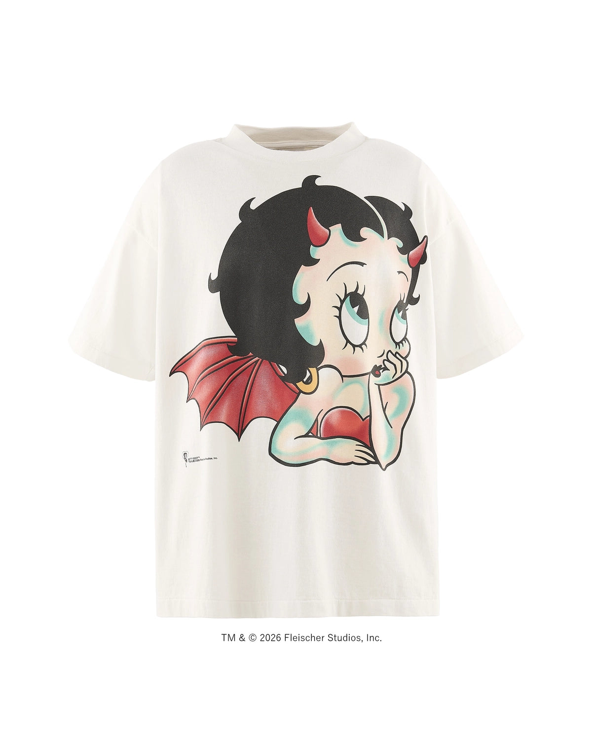 SAINT Mxxxxxx × Betty Boop の BTY_SS T-SHIRT / DEVIL (SM-MK1-0000-C12)