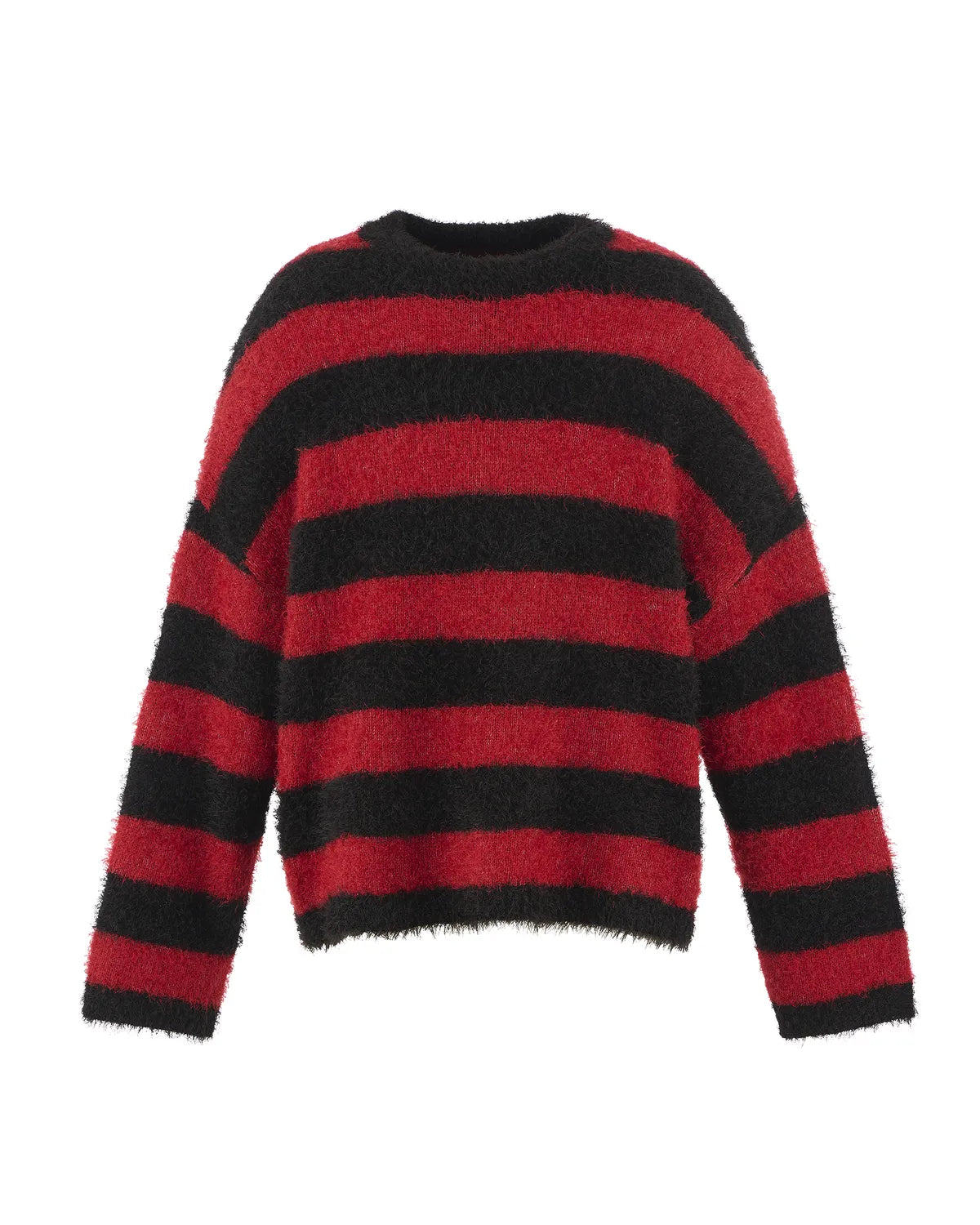 ©︎SAINT Mxxxxxx の CREW NECK KNIT -GLITTER BORDER (SM-HR1-0000-069)