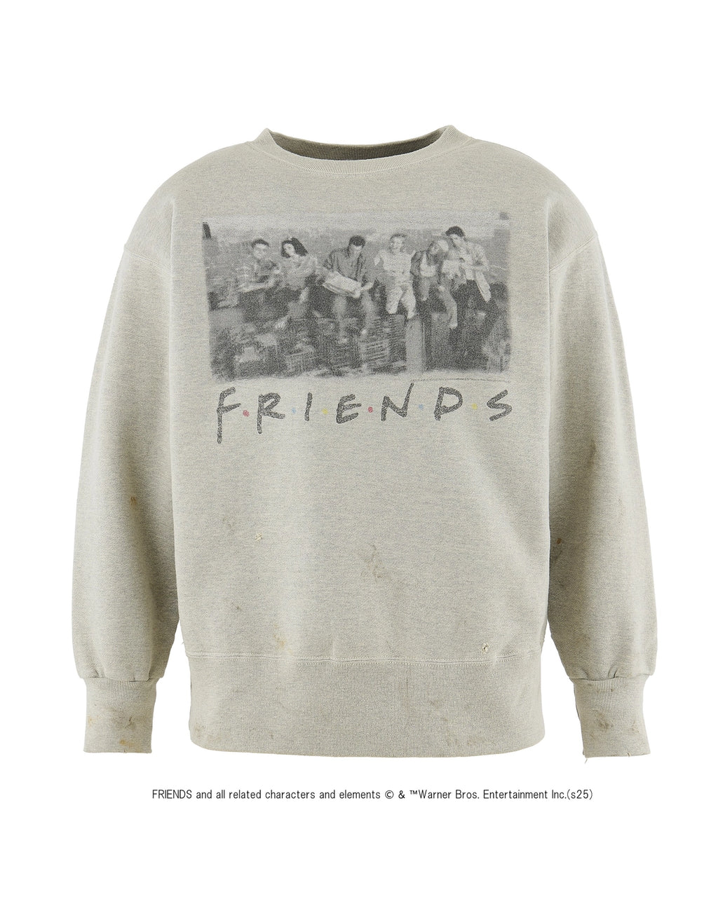 SAINT Mxxxxxx) FRD-GREW NECK SWEAT FRIENDS (SM-HR8-0000-C58