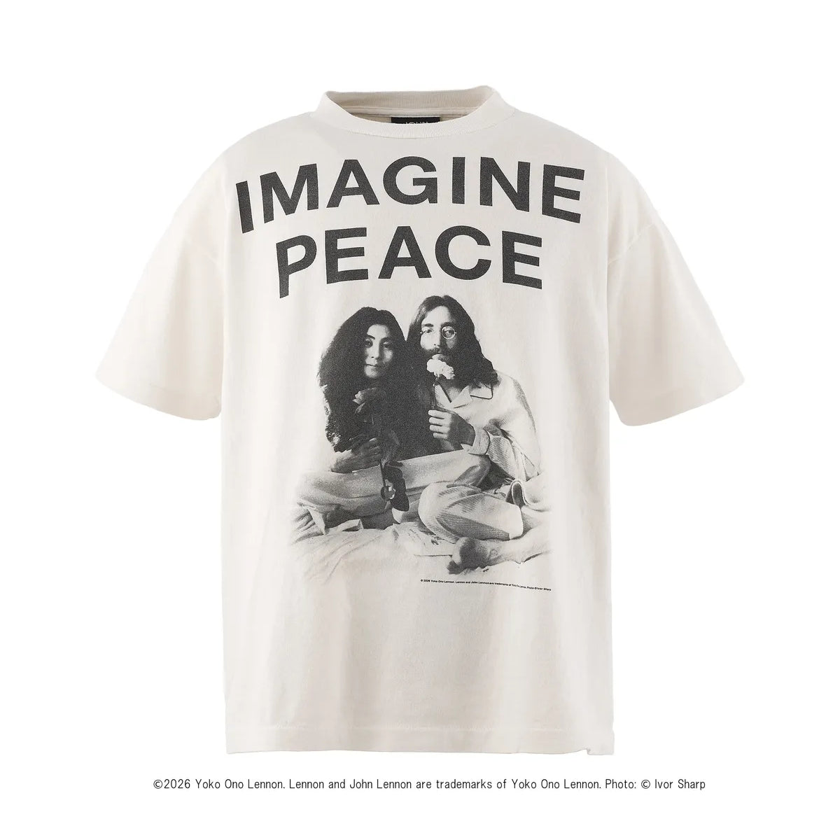 SAINT M×××××× (セントマイケル) × JOHN LENNON / JL_SS T-SHIRT