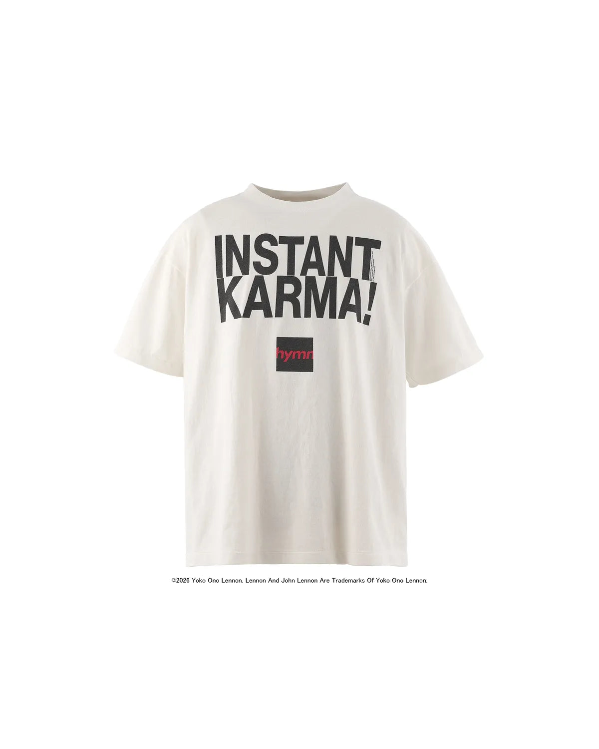 ©︎SAINT Mxxxxxx × JOHN LENNON の JL_SS T-SHIRT / INSTANT KARMA (SM-MK8-0000-C26)