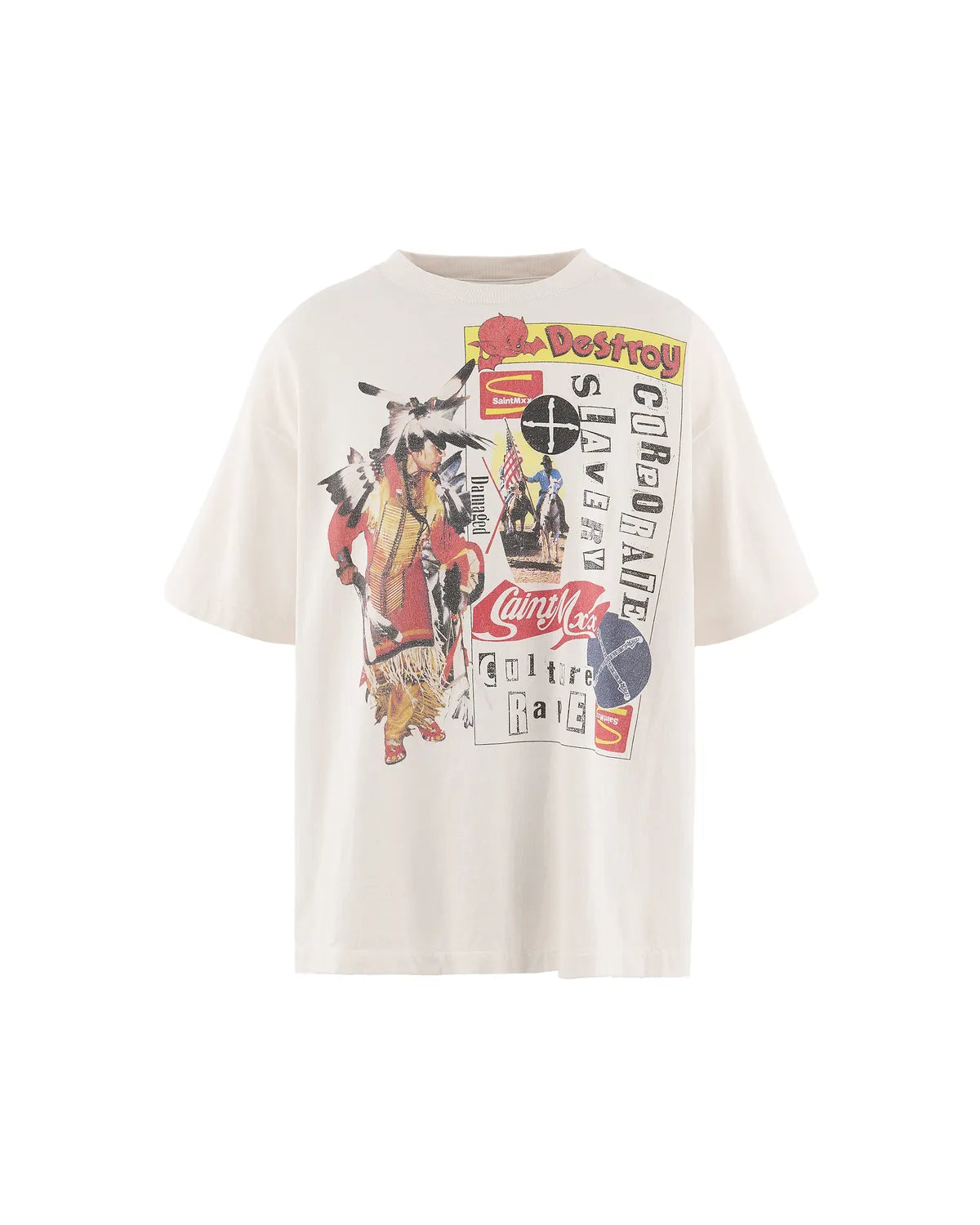 ©︎SAINT Mxxxxxx × Jamie Reid の JR_SS T-SHIRT / DESTROY (SM-MK8-0000-C03)