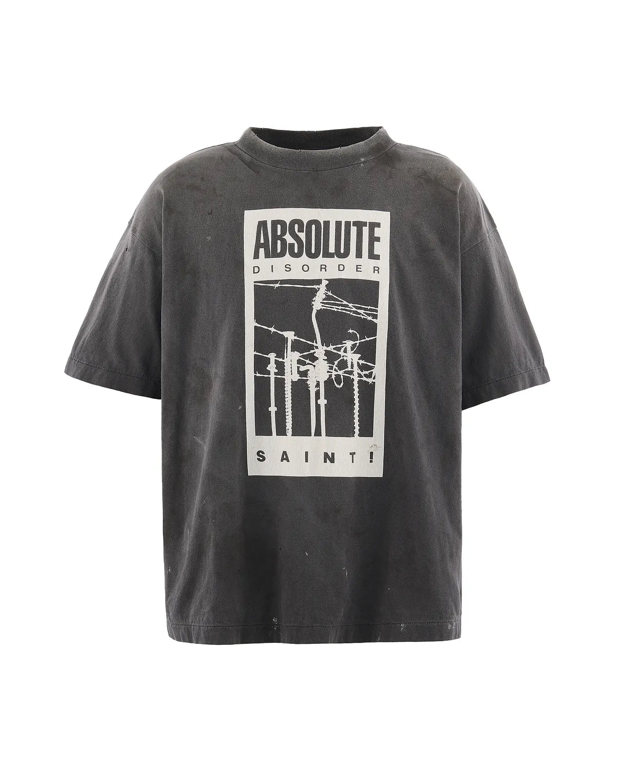 ©︎SAINT Mxxxxxx × KOSUKE KAWAMURA の KK_SS T-SHIRT / ABSOLUTE (SM-MK8-0000-C07)