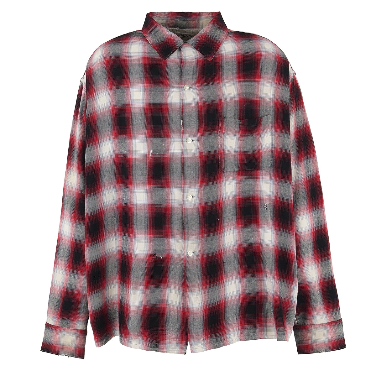 SAINT M×××××× (セントマイケル) × LASTMAN / LM_CHECK SHIRT