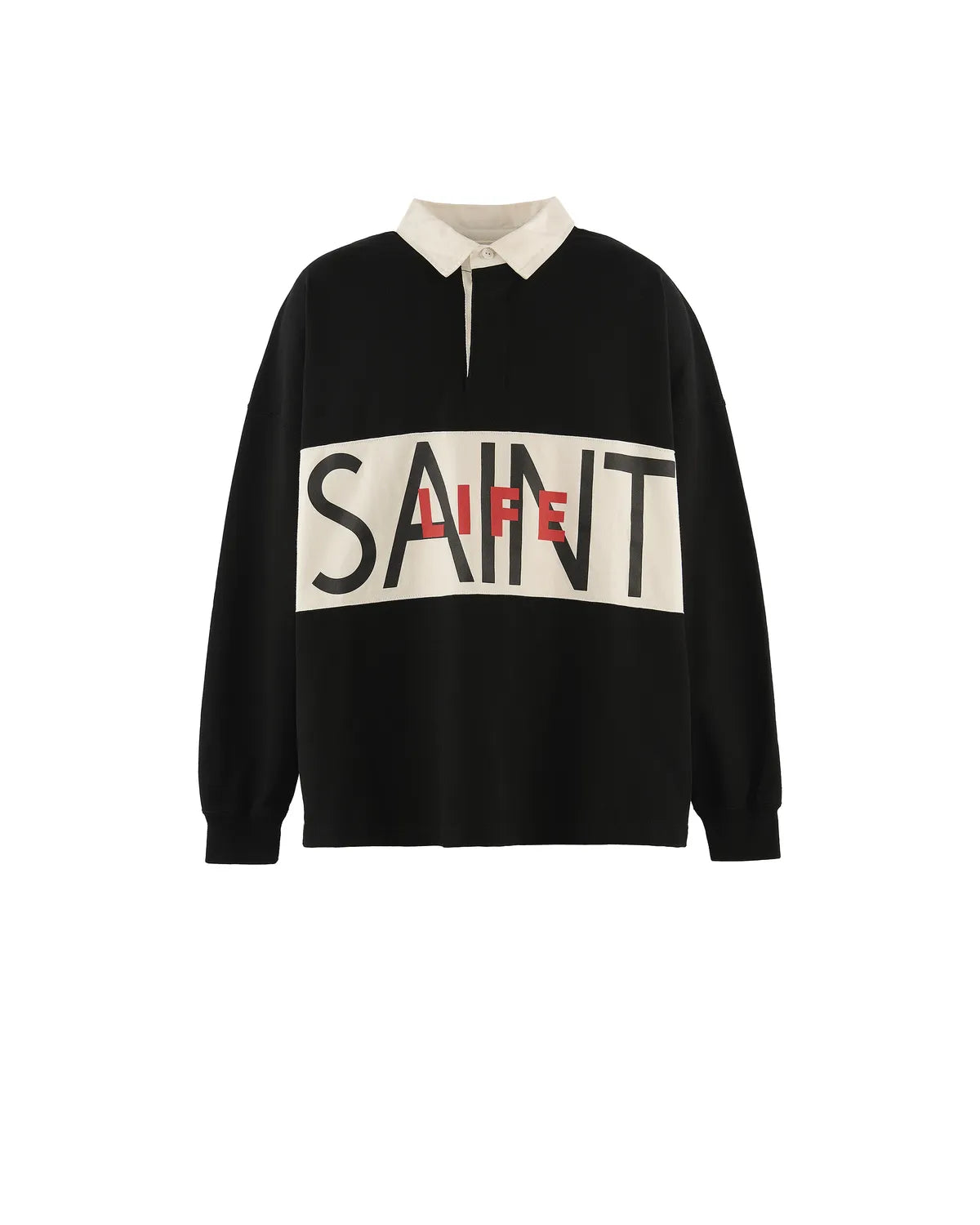 SAINT Mxxxxxx の LS POLO SHIRT/SAINT LIFE (SM-MK1-0000-023)