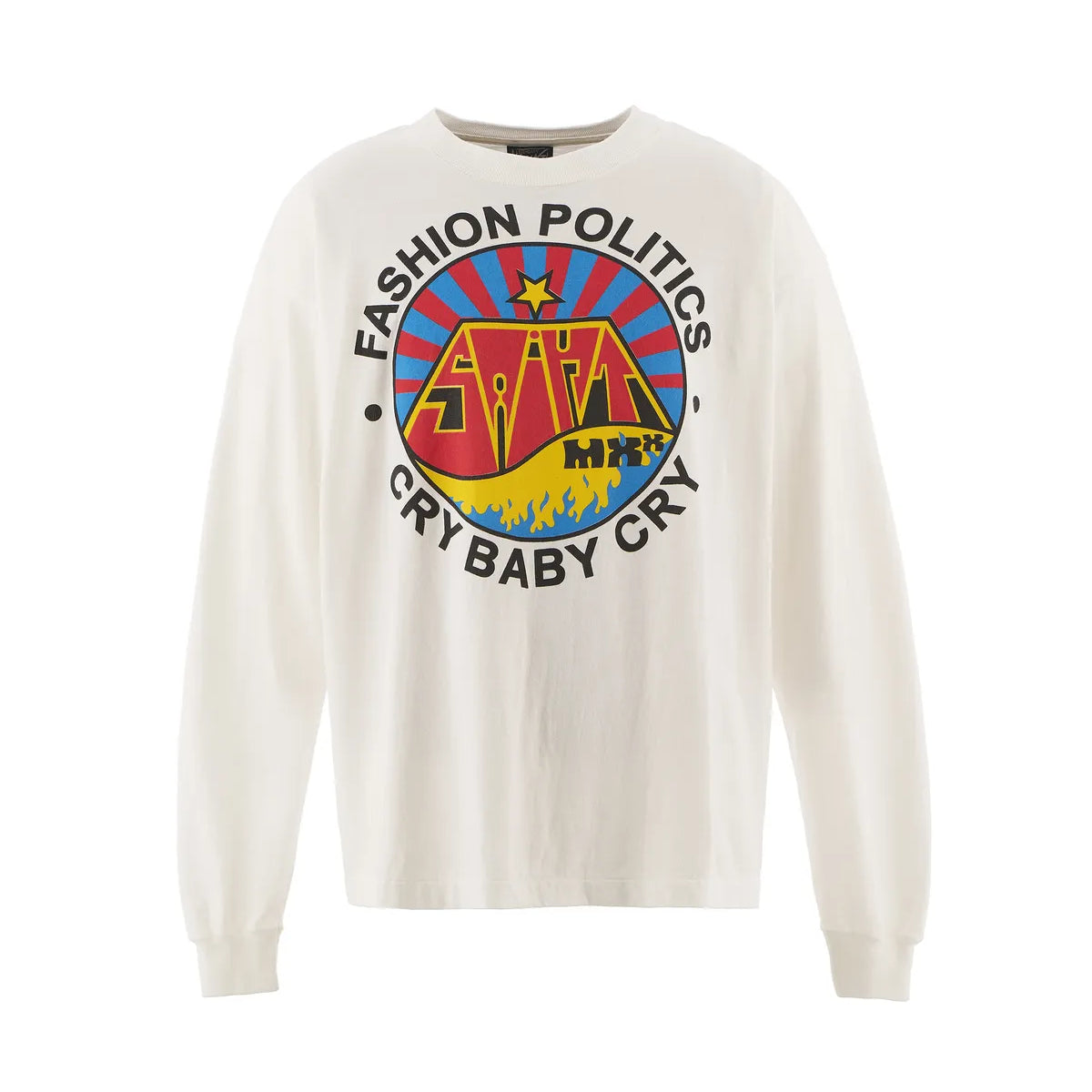 SAINT M×××××× (セントマイケル) / LS TEE_FASHION POLITICS