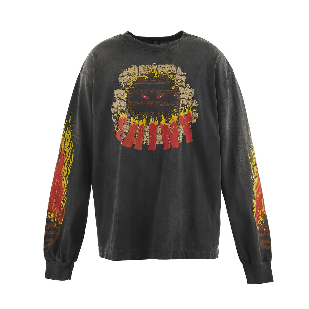 ©︎SAINT Mxxxxxx の LS TEE/LIVE IN HELL (SM-YS1-0000-015)