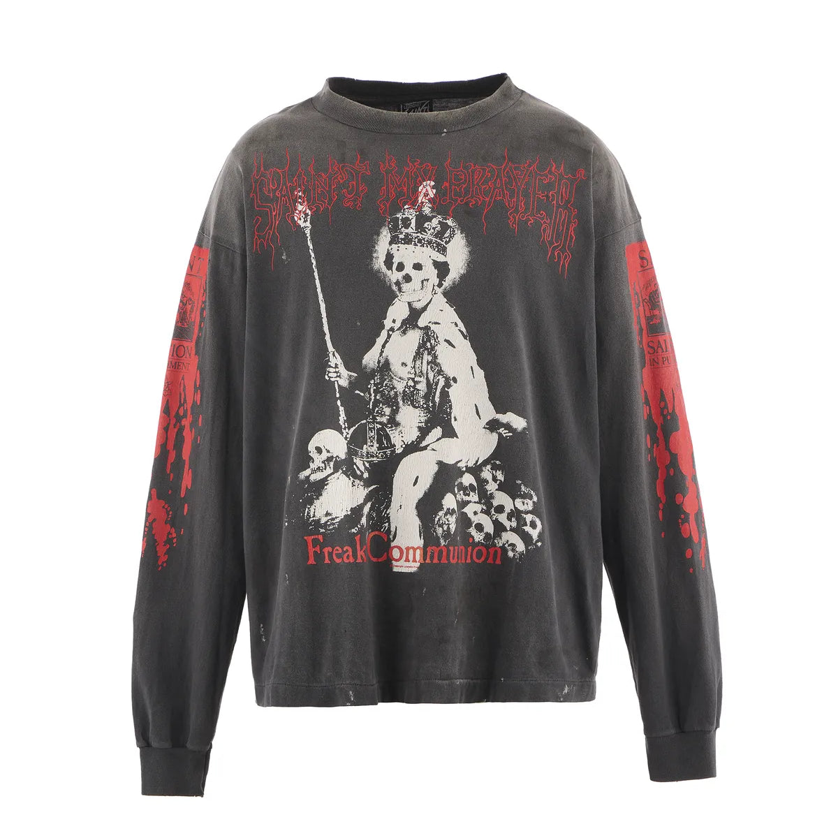 SAINT MICHAEL セントマイケル KISS プリント Tシャツ SAINT Mxxxxxx セントマイケル 24AW KISS SS TEE キス プリントT
