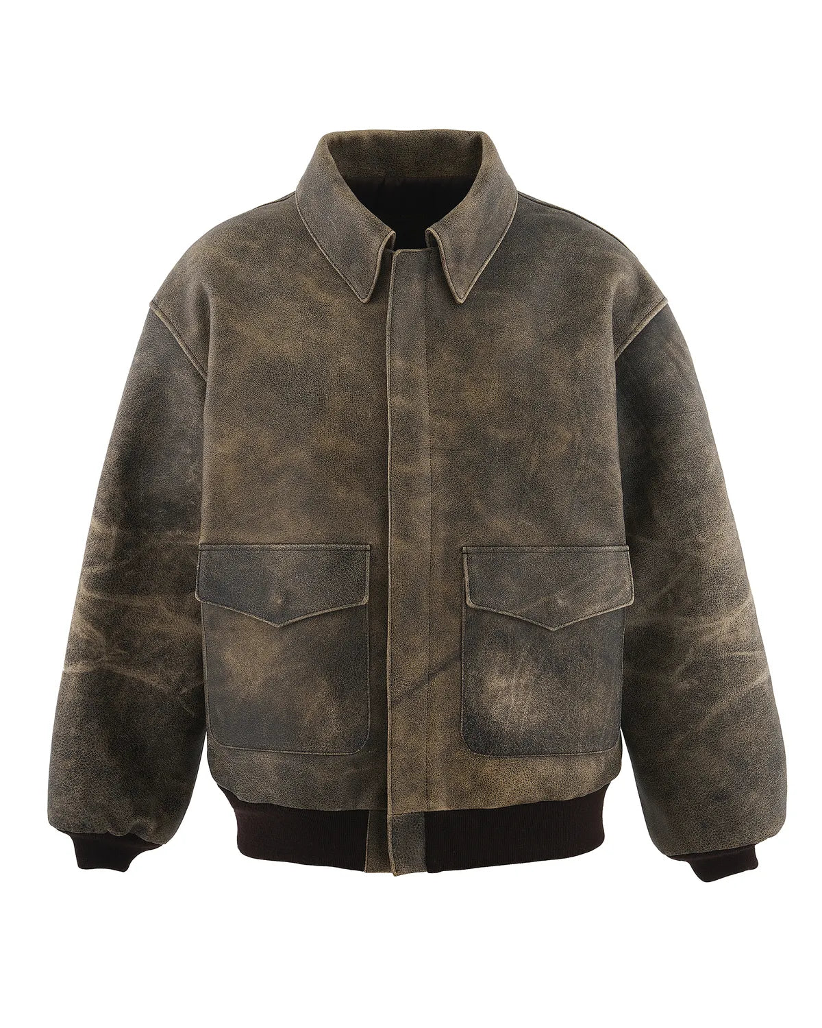 ©︎SAINT Mxxxxxx × SORAYAMA の SRYM_LEATHER A2 JKT (SM-HR1-0000-C80)