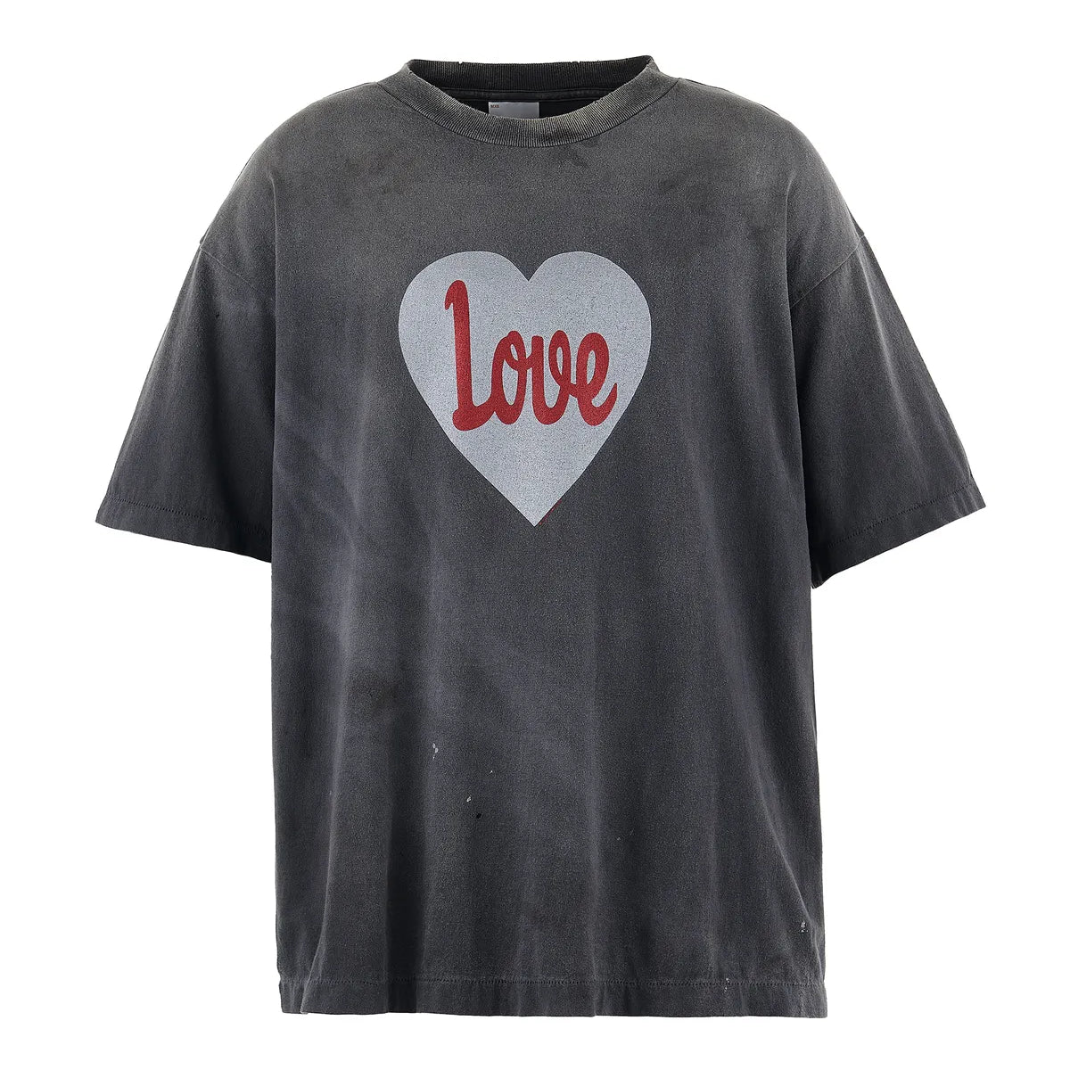 日本未入荷SAINTPAINのSP HEART LOGO EMBLEM V NECK T SHIRT SP HEART LOGO EMBLEM V NECK T SHIRT-BLACK - saintpain | 60