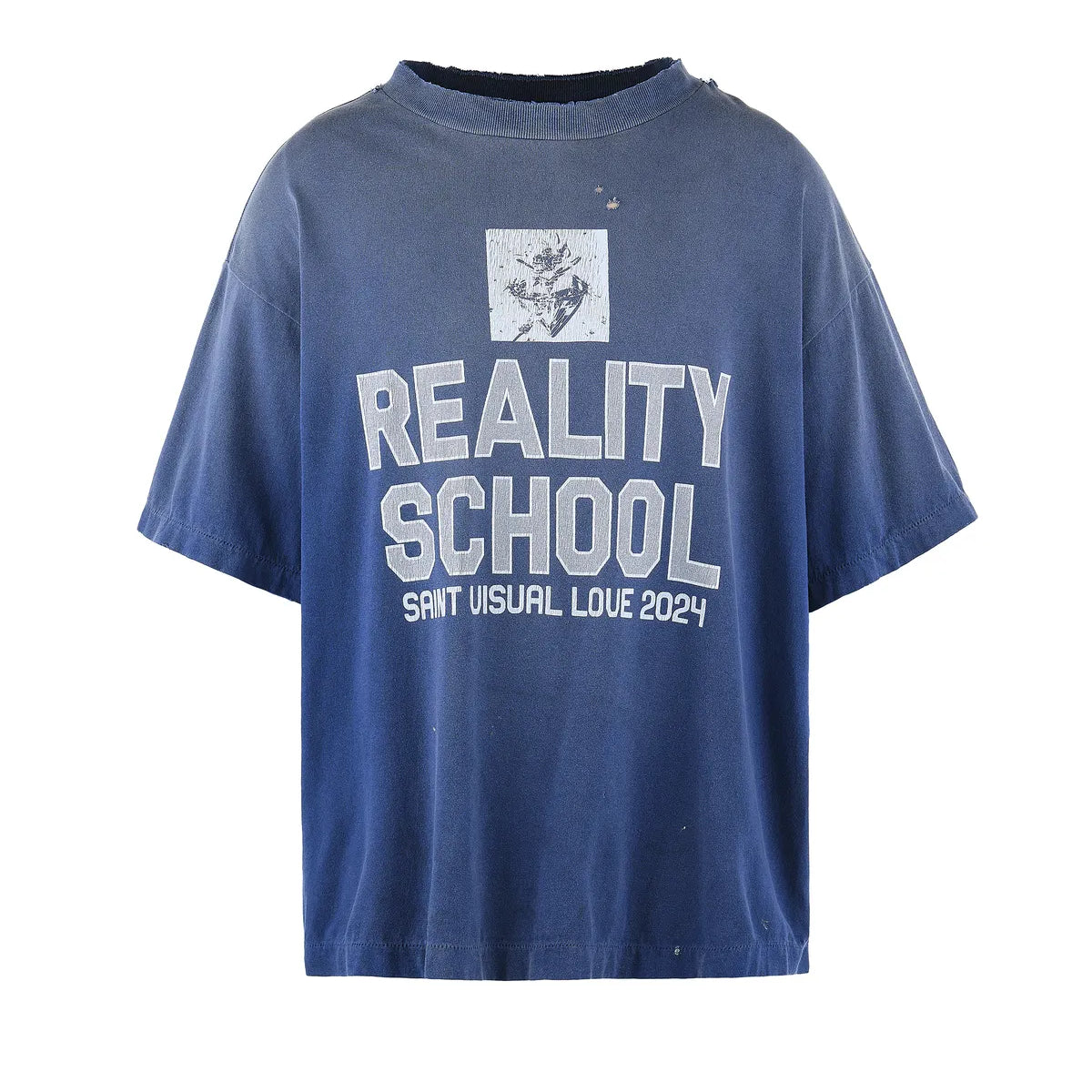 【SAINT Mxxxxxx】 Tシャツ 半袖 REALITY SCHOOL SAINT Mxxxxxx]SS TEE / REALITY SCHOOL/NAVY(SM-HR8-0000-029