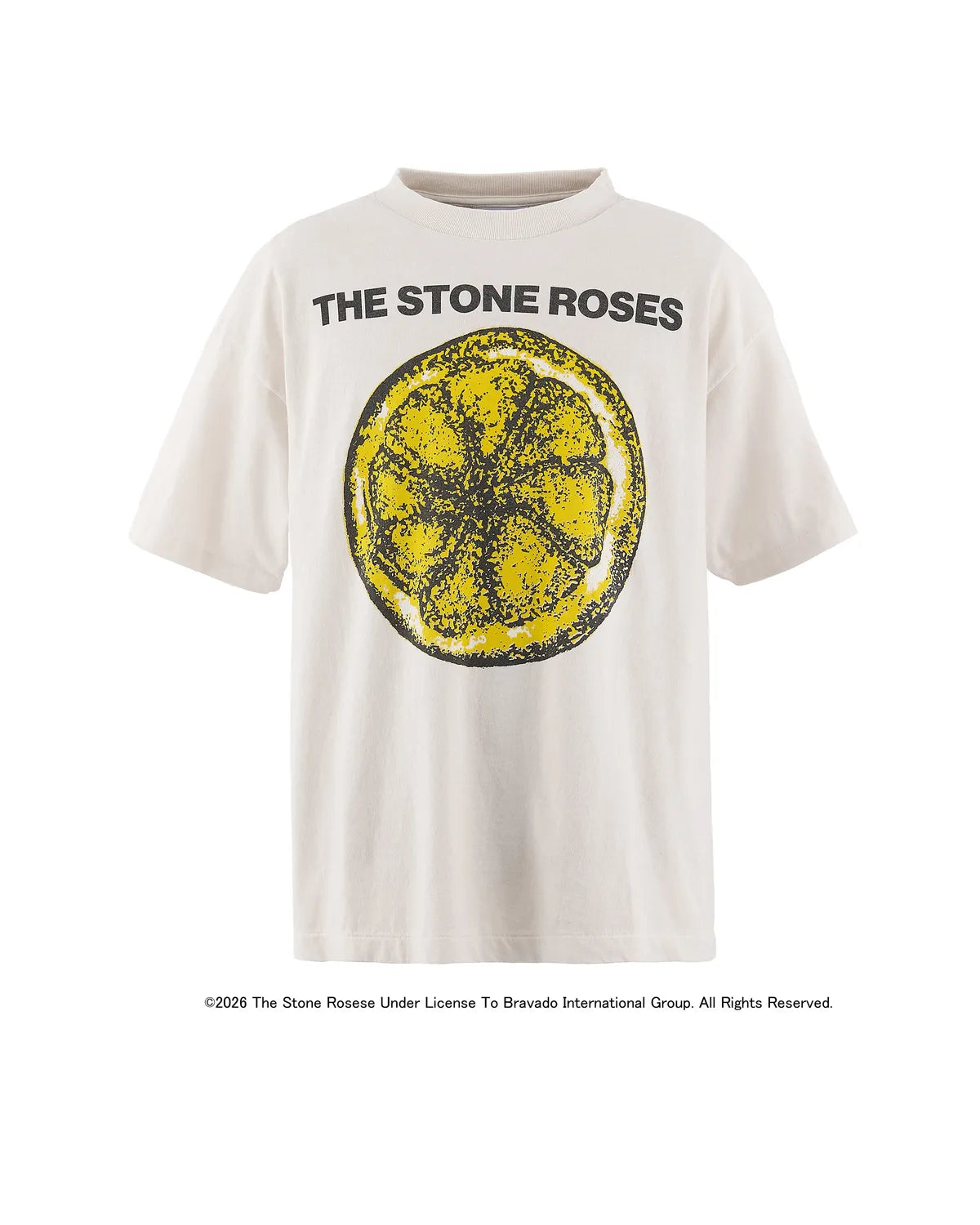 ©︎SAINT Mxxxxxx × THE STONE ROSES の TSR_SS T-SHIRT / LEMON (SM-MK8-0000-C75)