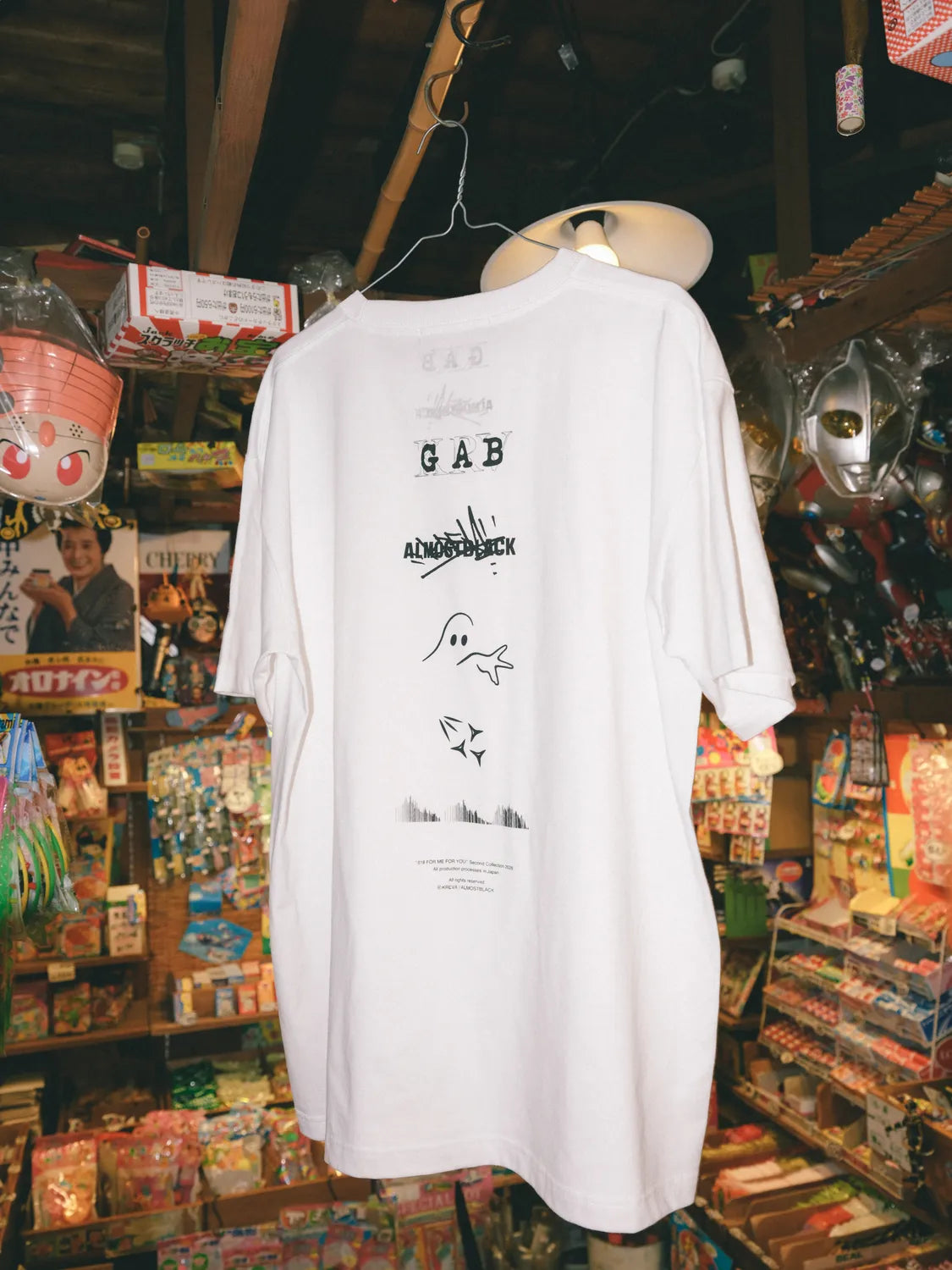 GHOST ALMOSTBLACK × KREVE / SS TEE (KRVGAB-C-5)